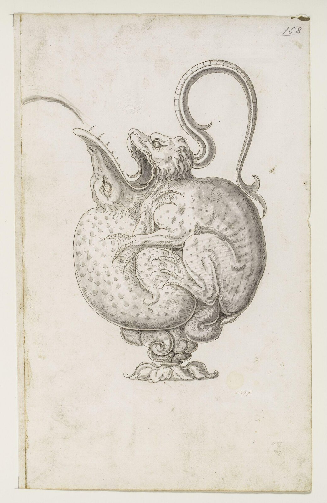 Drawing, Erasmus Hornick, 1559-66
