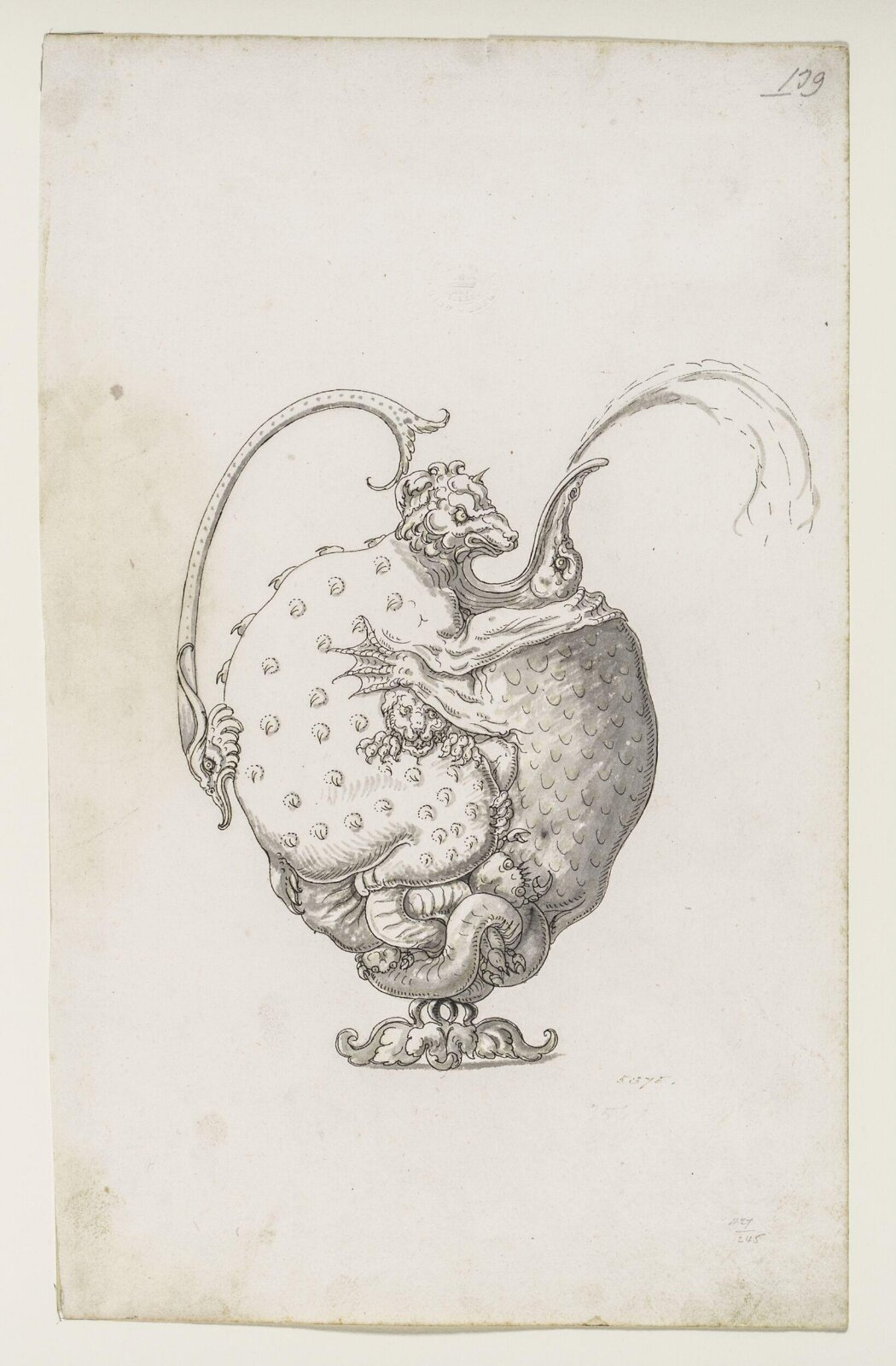 Drawing, Erasmus Hornick, 1559-66