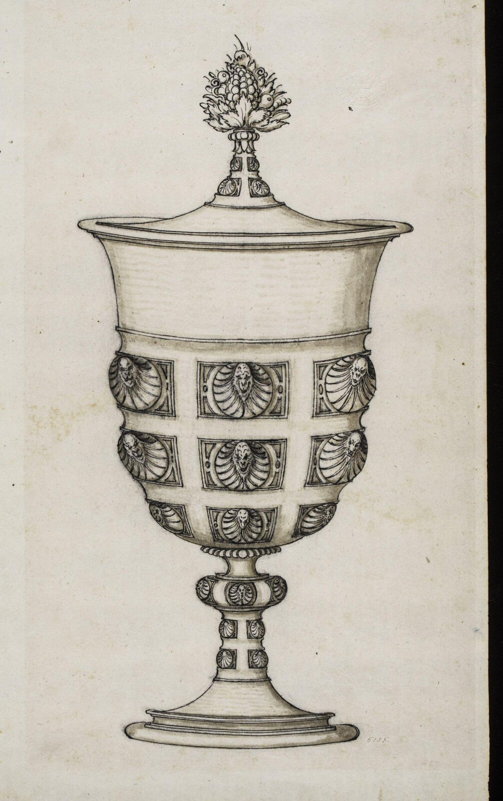 Drawing, Erasmus Hornick, c.1555-1559