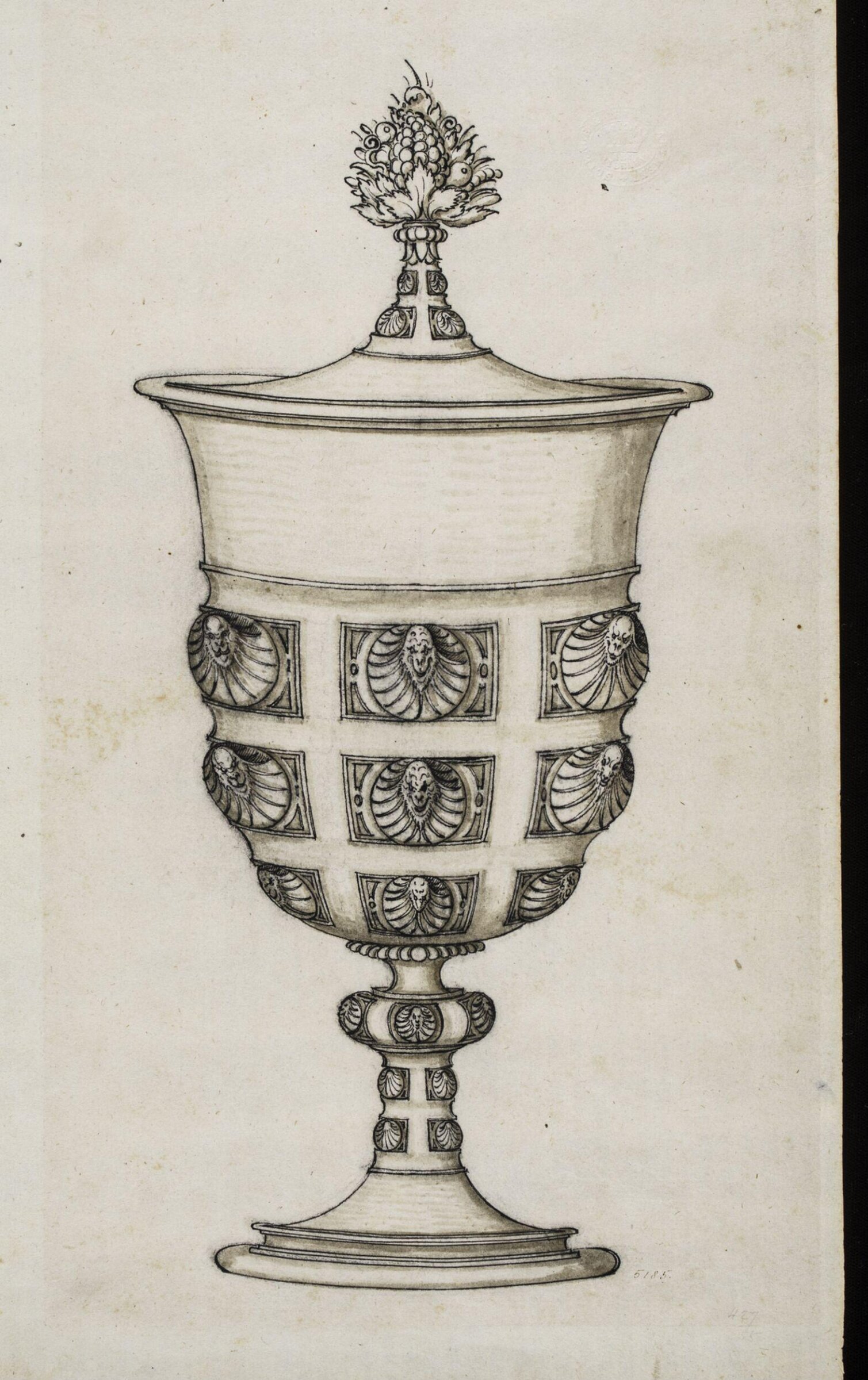 Drawing, Erasmus Hornick, c.1555-1559