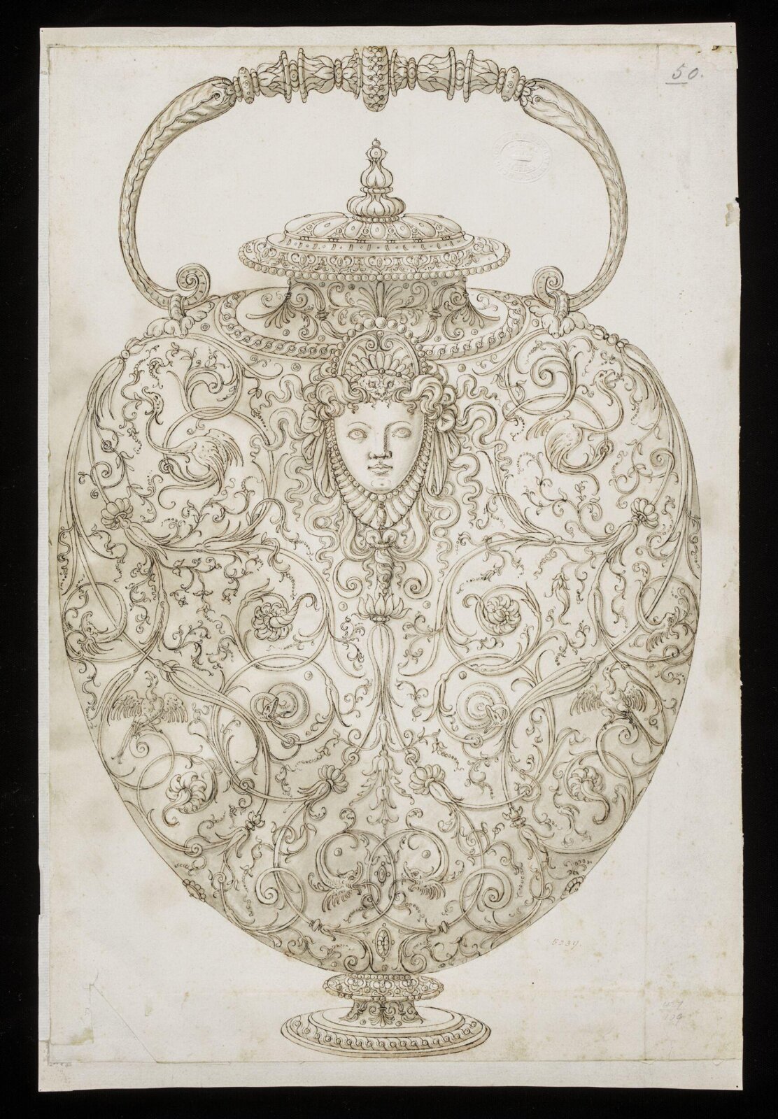 Drawing, Erasmus Hornick, c. 1550