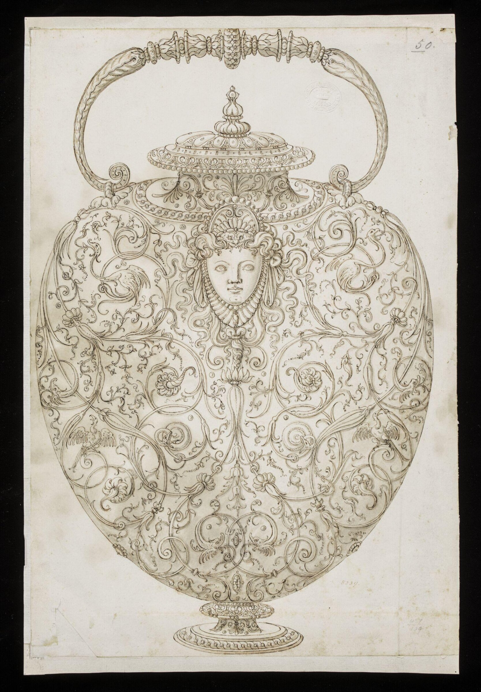 Drawing, Erasmus Hornick, c. 1550