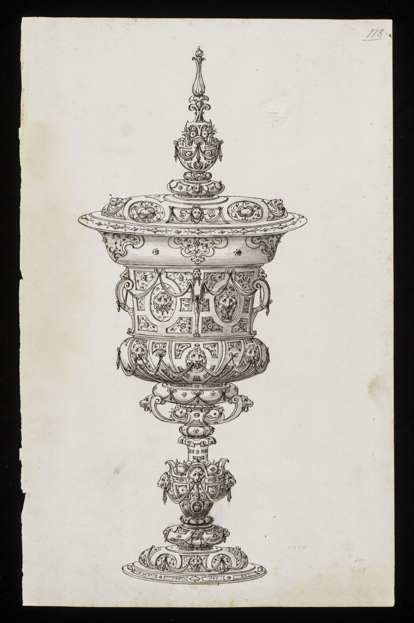 Drawing, Erasmus Hornick, c. 1550
