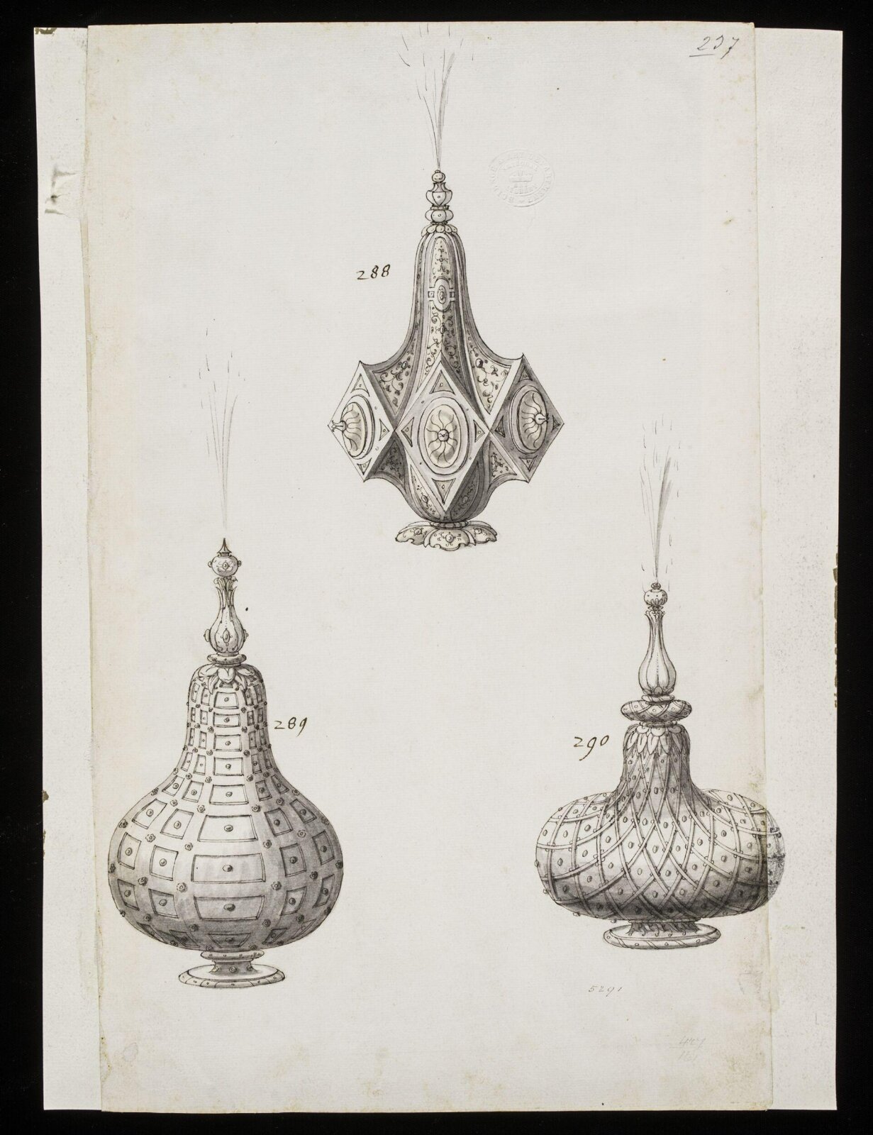 Drawing, Erasmus Hornick, 1559-66