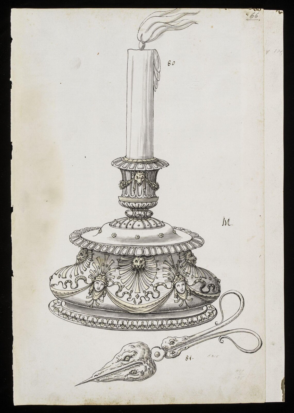 Drawing, Erasmus Hornick, c. 1550