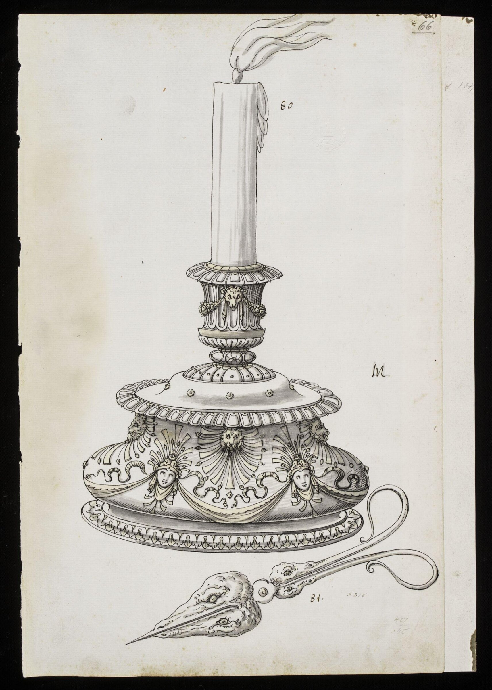 Drawing, Erasmus Hornick, c. 1550