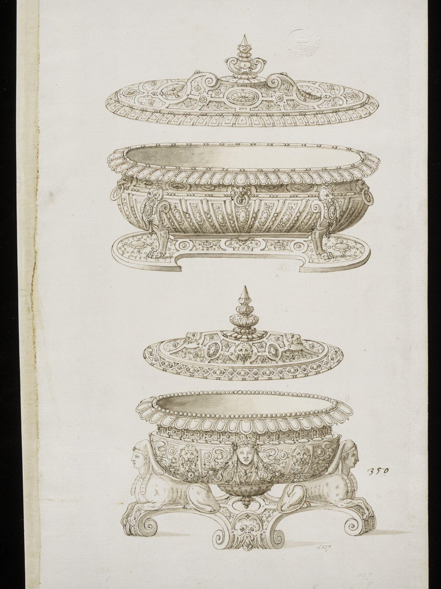 Drawing, Erasmus Hornick, c. 1550
