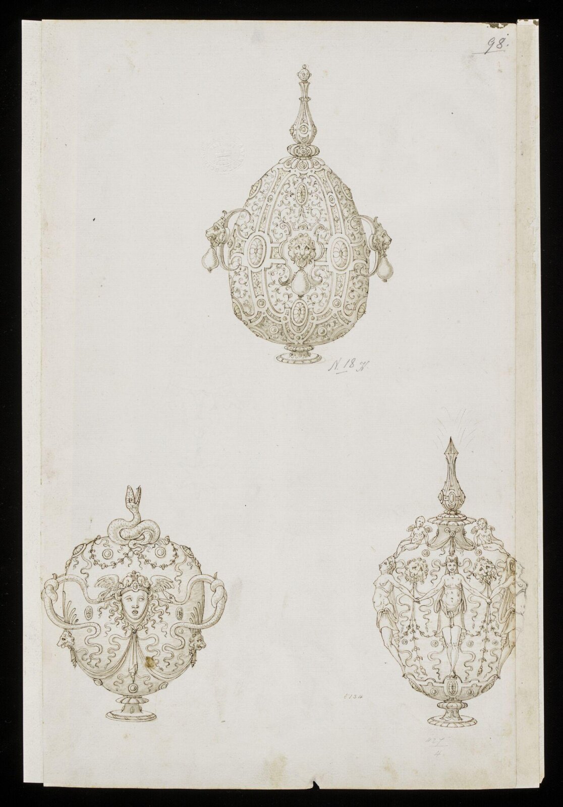 Drawing, Erasmus Hornick, c. 1550