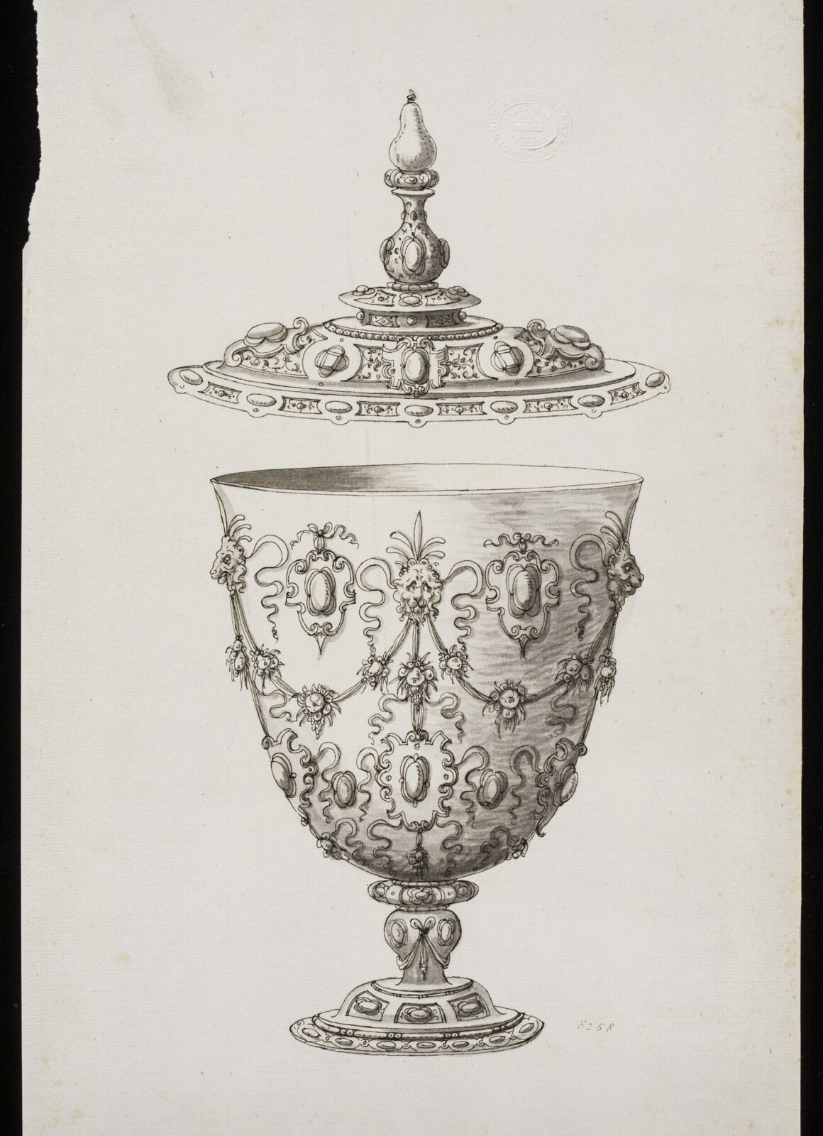 Drawing, Erasmus Hornick, c. 1550