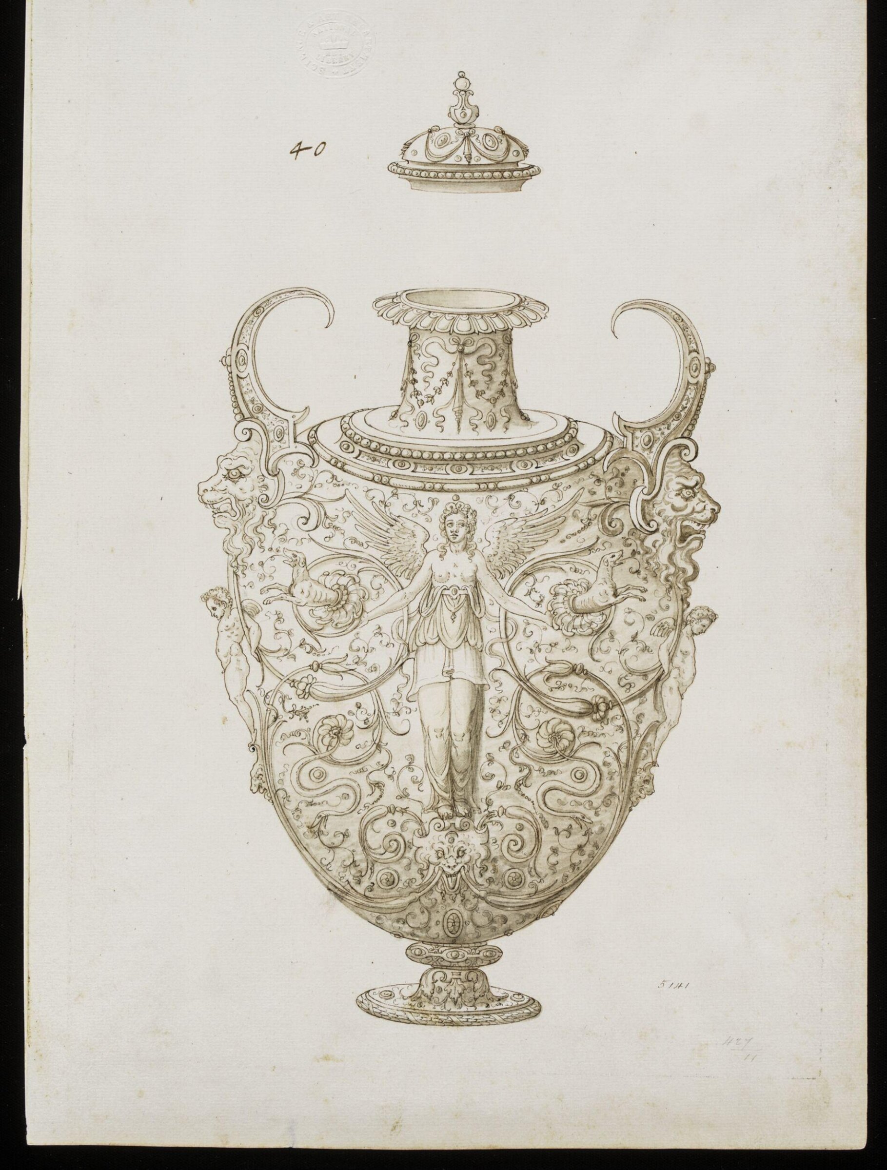 Drawing, Erasmus Hornick, c. 1550