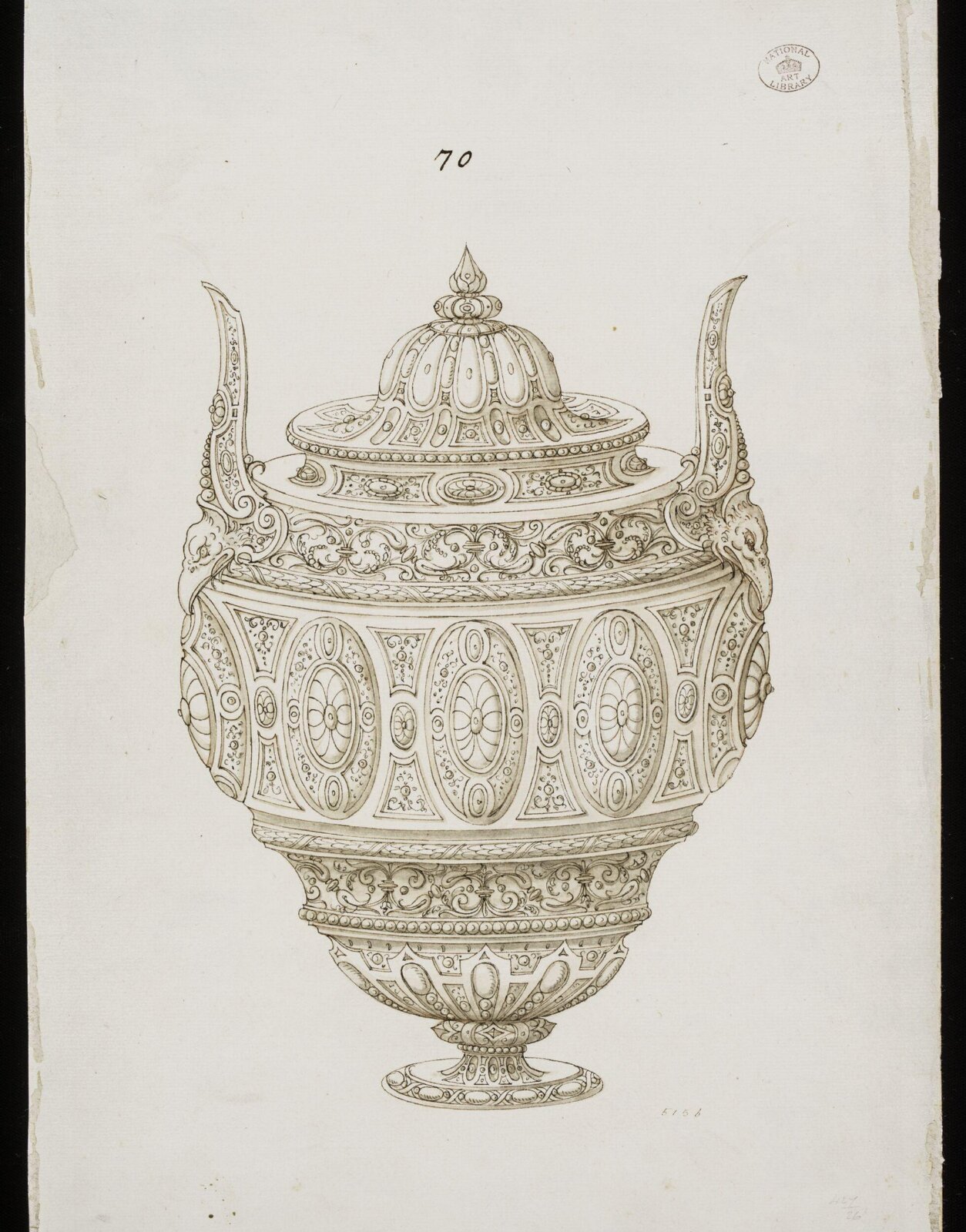 Drawing, Erasmus Hornick, c. 1550