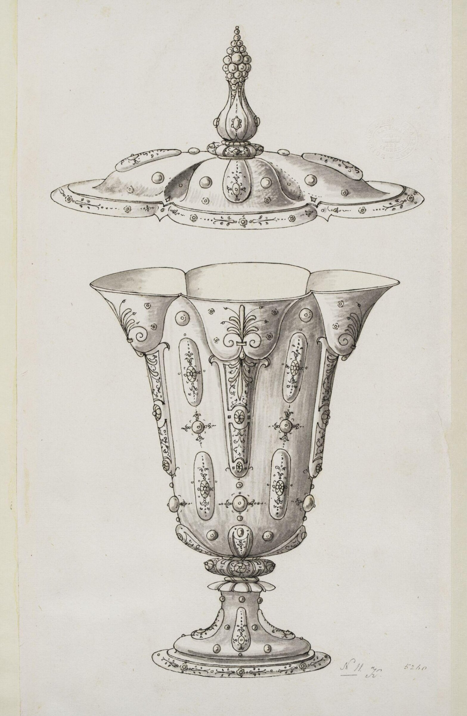 Drawing, Erasmus Hornick, c. 1550