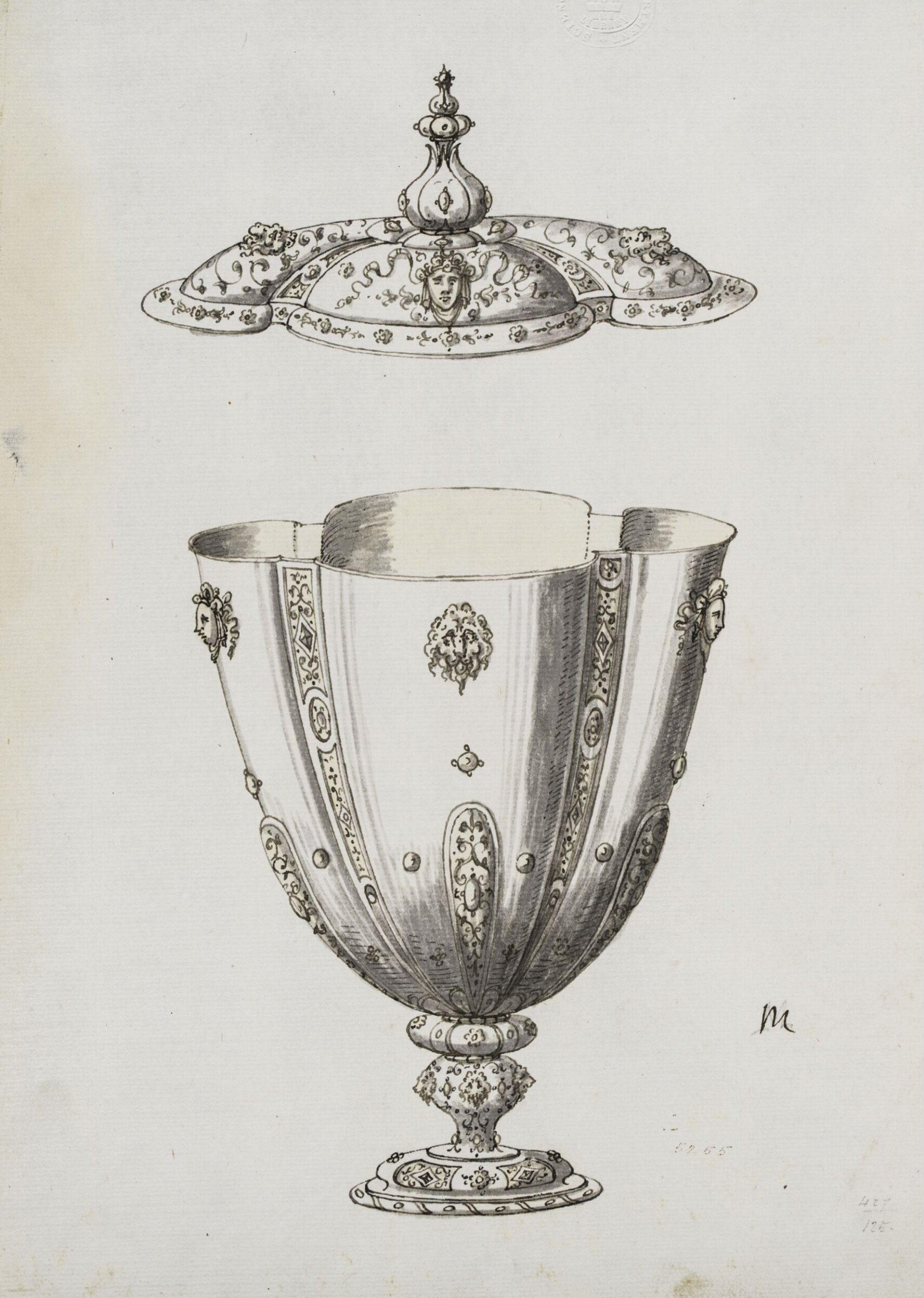 Drawing, Erasmus Hornick, c. 1550