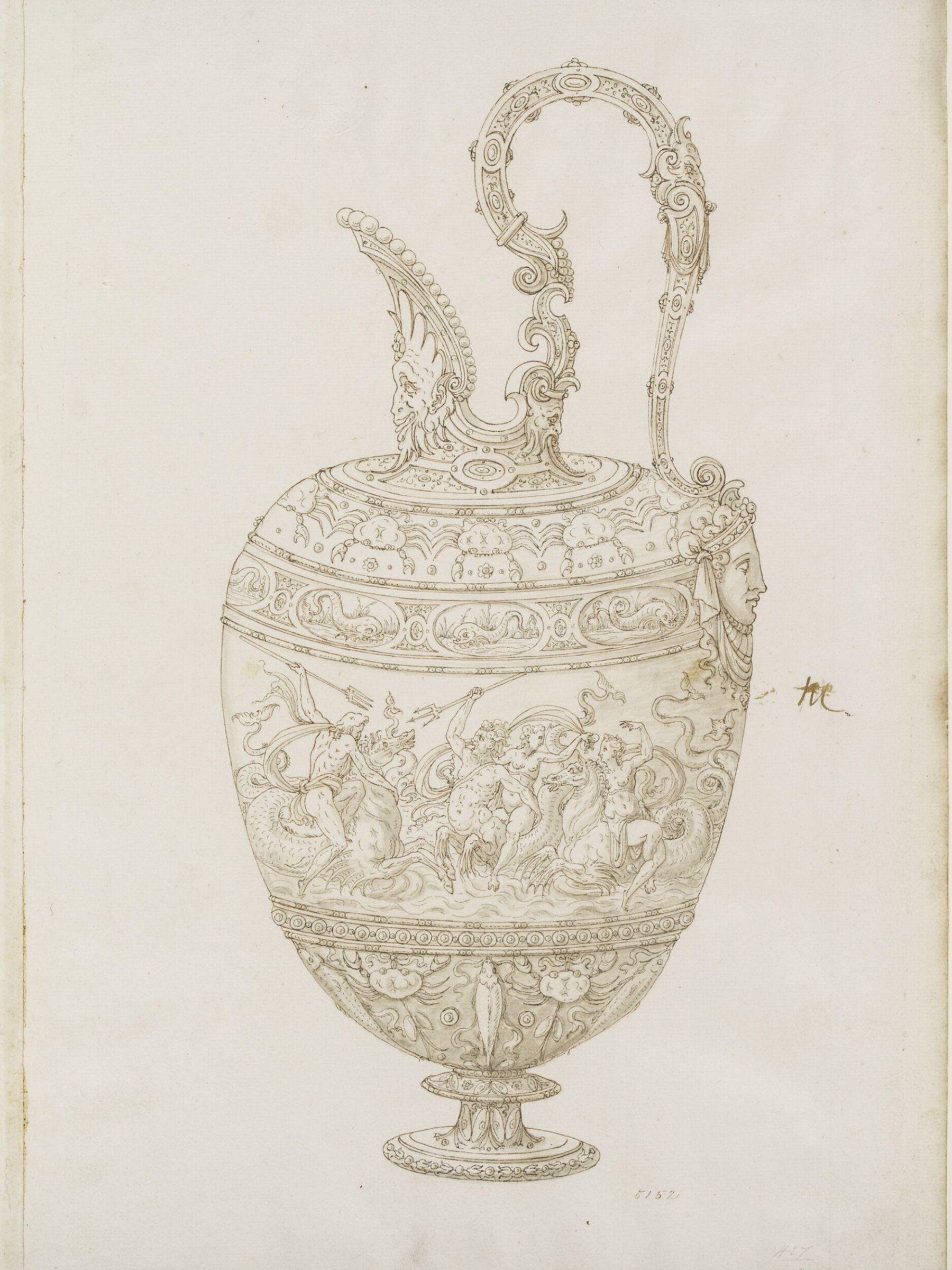 Drawing, Erasmus Hornick, c. 1545