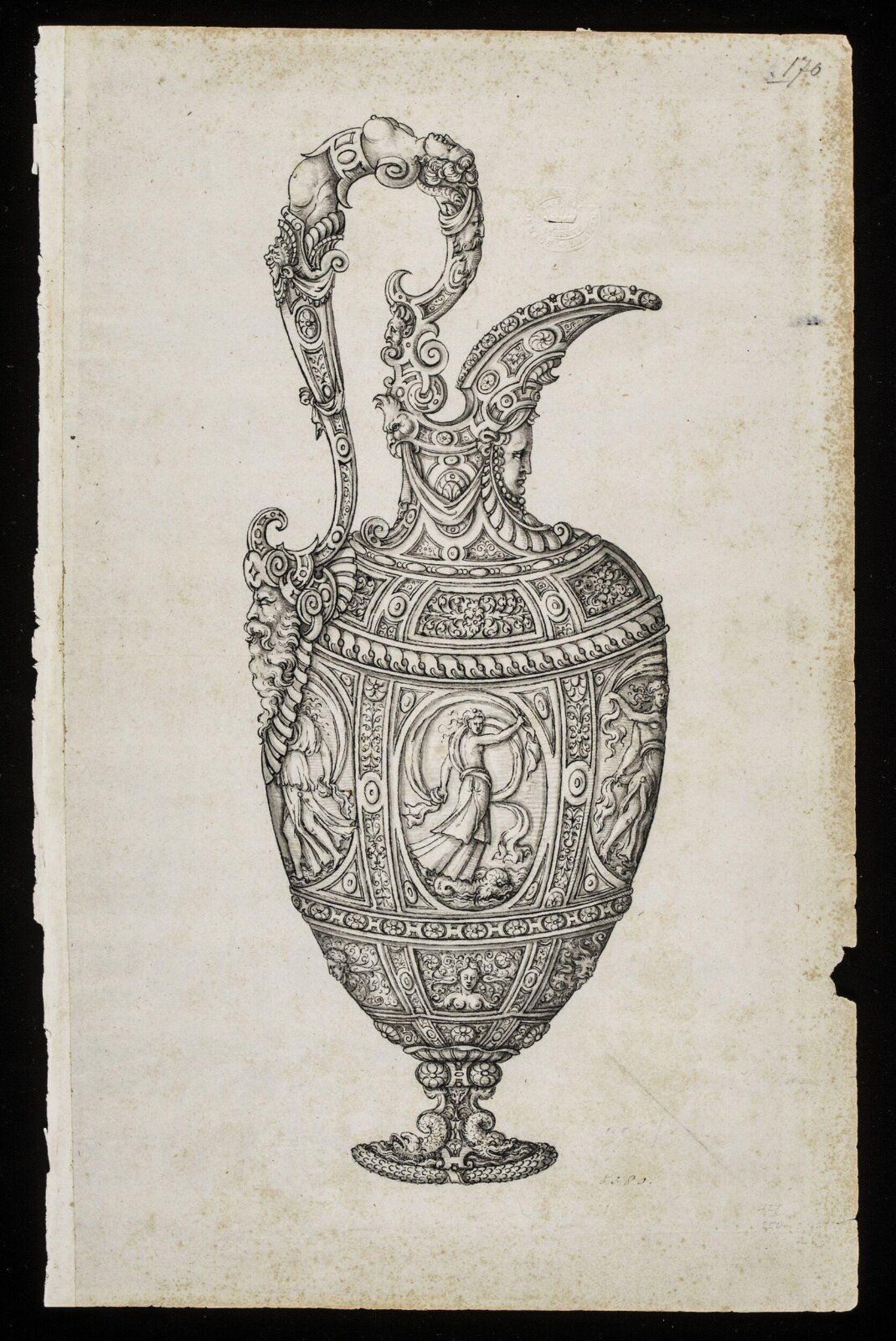 Drawing, Erasmus Hornick, 1559-66