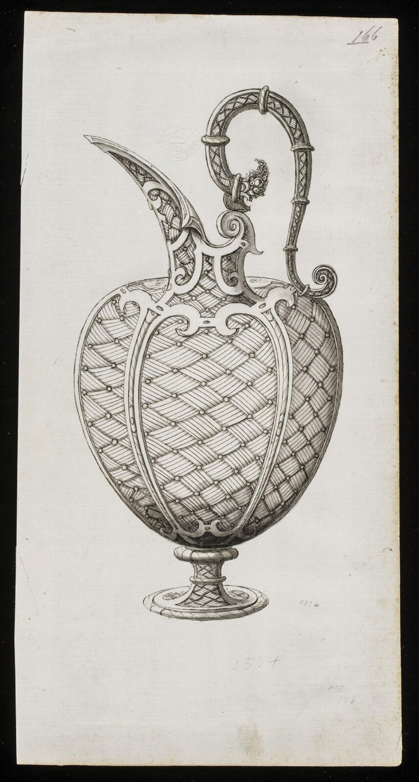 Drawing, Erasmus Hornick, 1582-1583