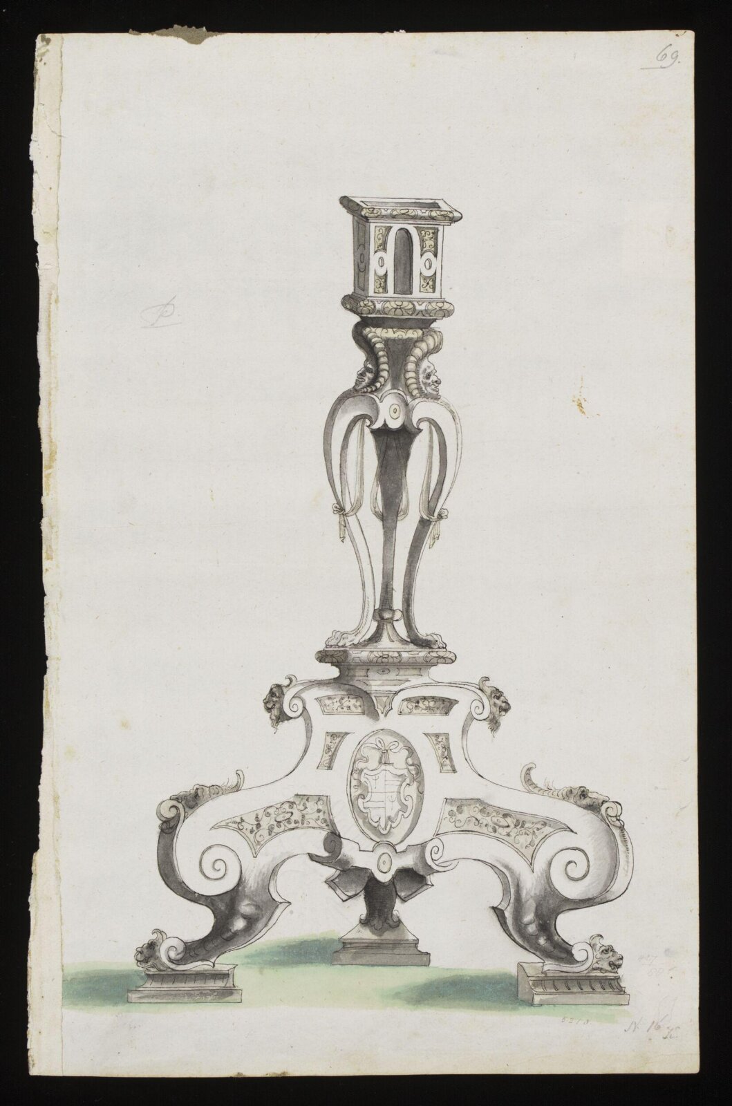 Drawing, Erasmus Hornick, 1582-1583