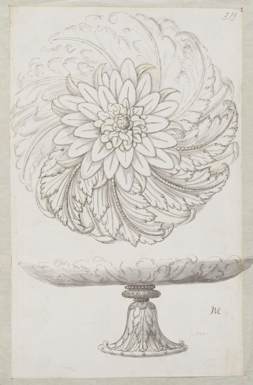 Drawing, Erasmus Hornick, 1582-1583