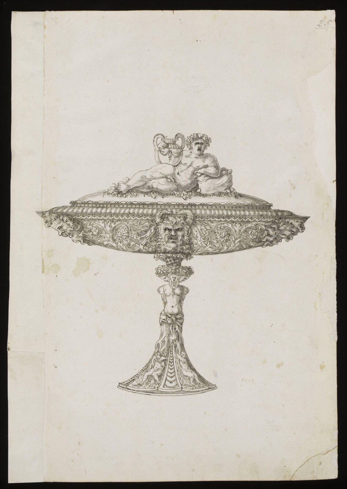 Drawing, Erasmus Hornick, 1582-1583