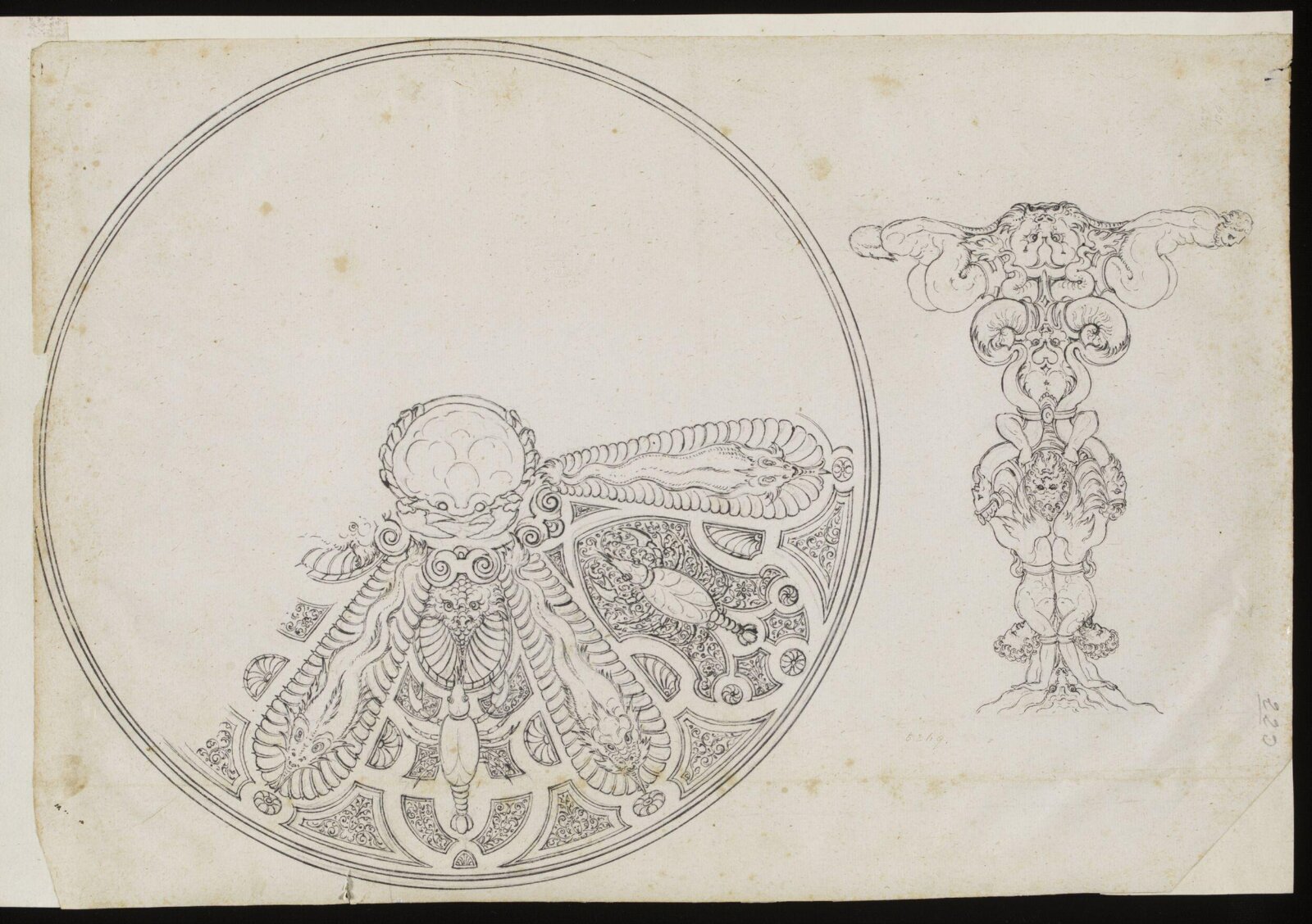 Drawing, Erasmus Hornick, 1582-1583