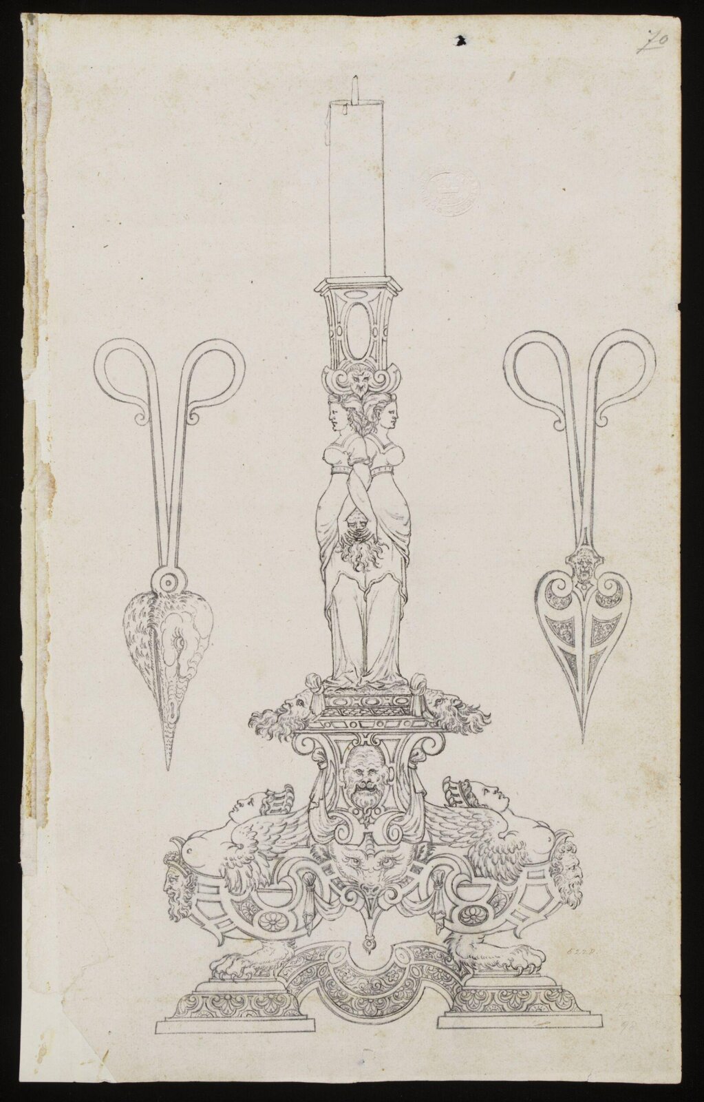 Drawing, Erasmus Hornick, 1582-1583