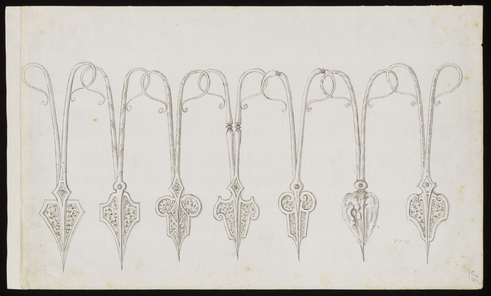 Drawing, Erasmus Hornick, 1582-1583
