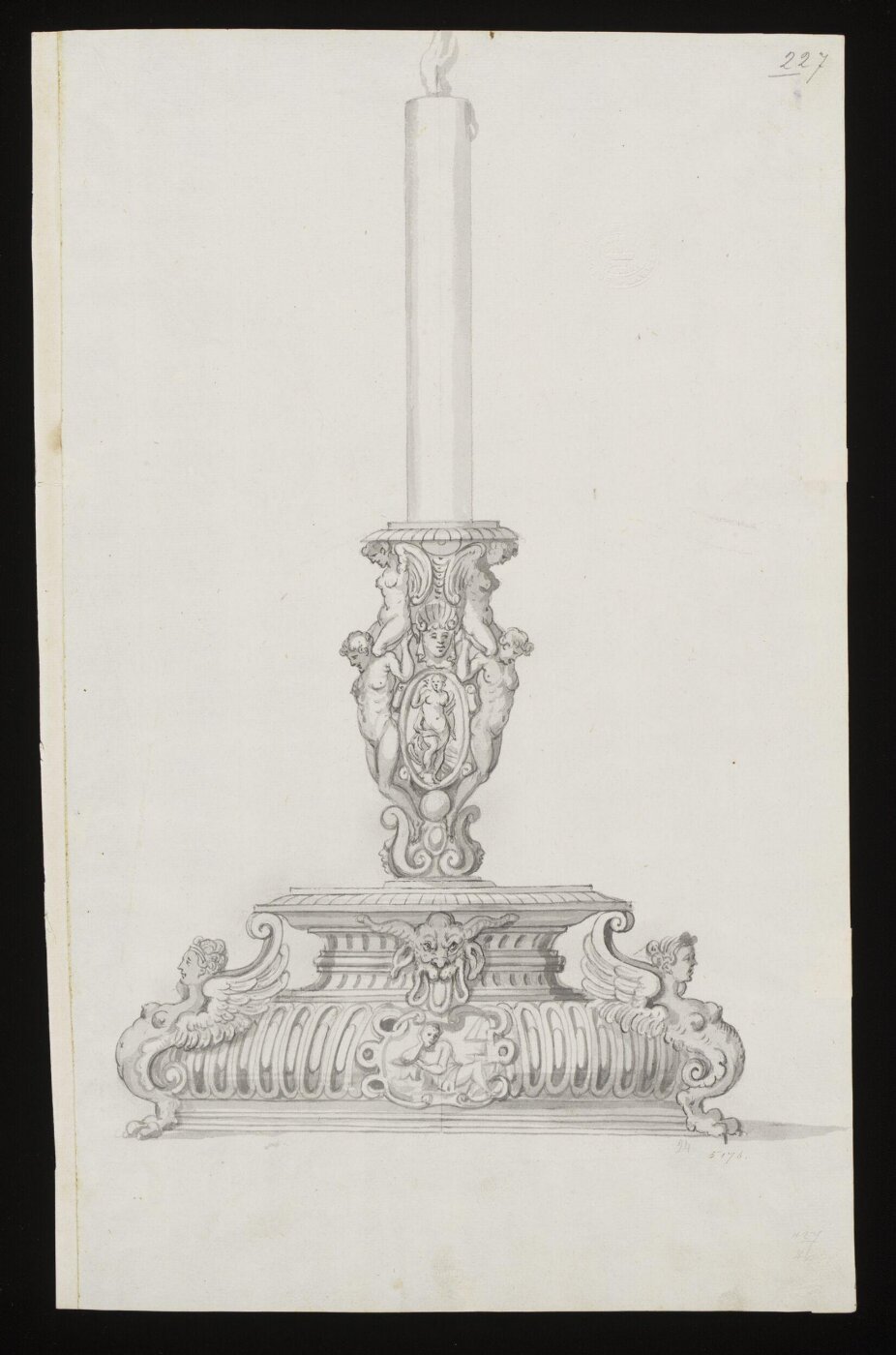 Unknown, Design for candlestick