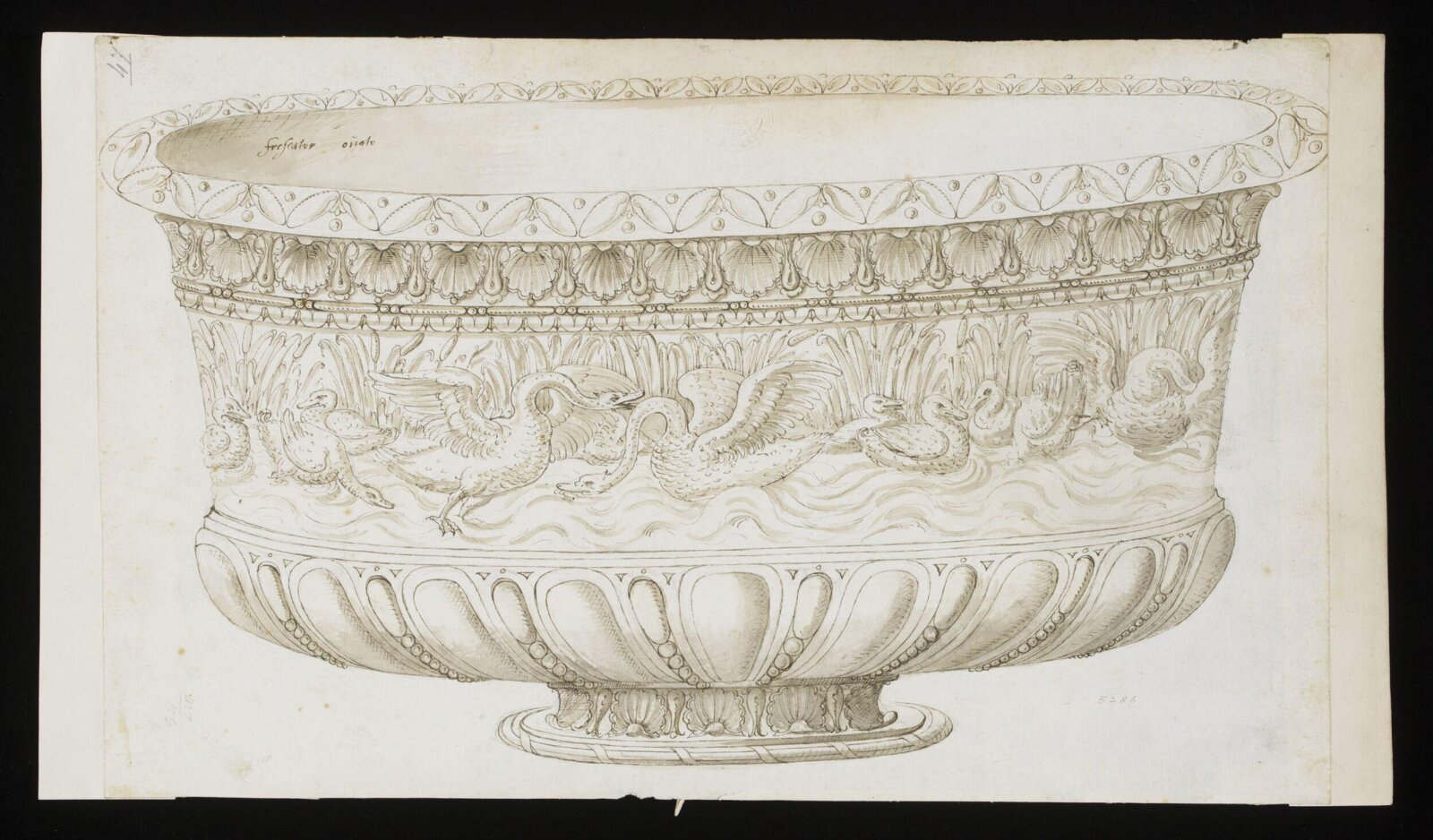 Drawing, Erasmus Hornick, 1582-1583
