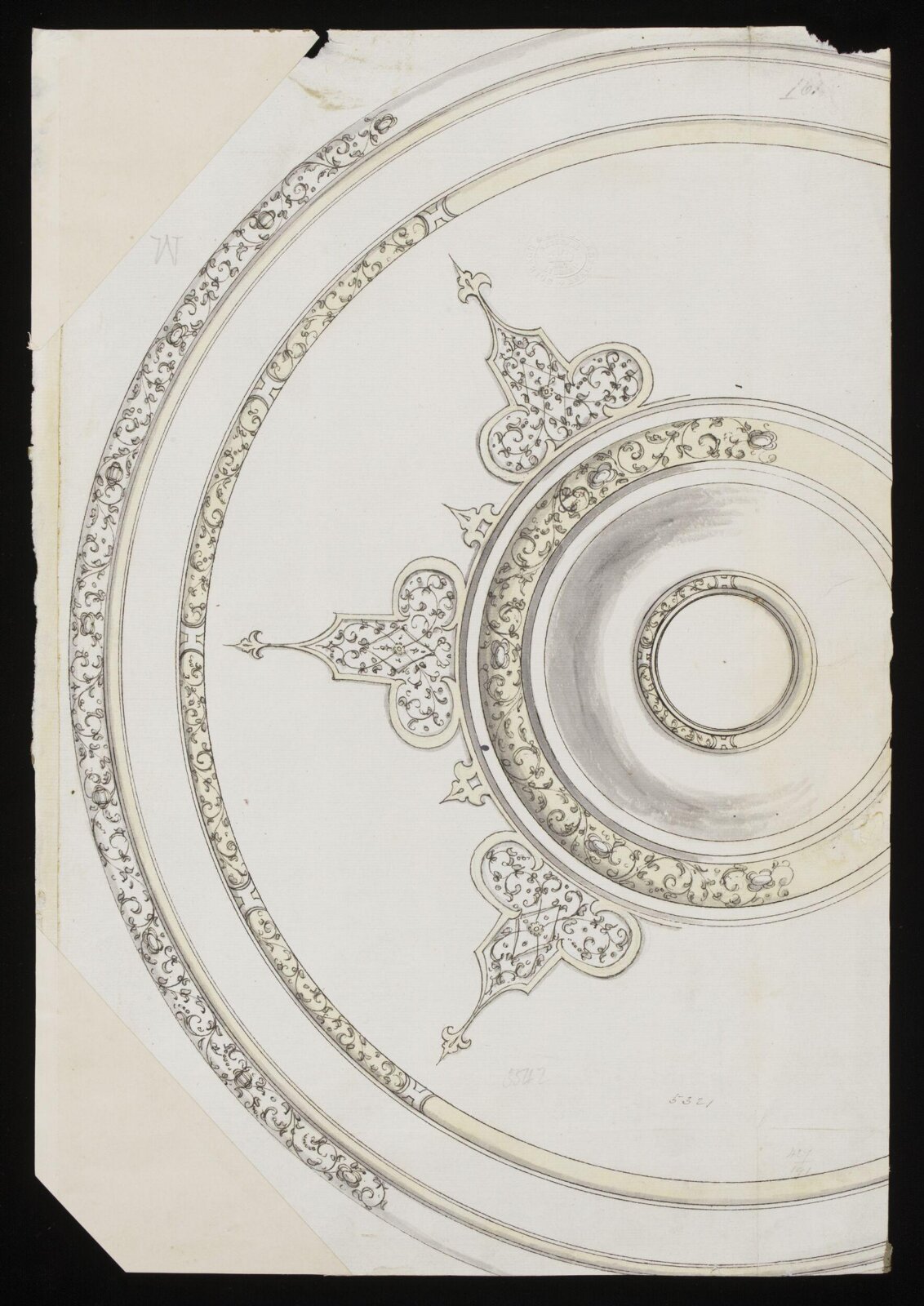 Drawing, Erasmus Hornick, 1582-1583