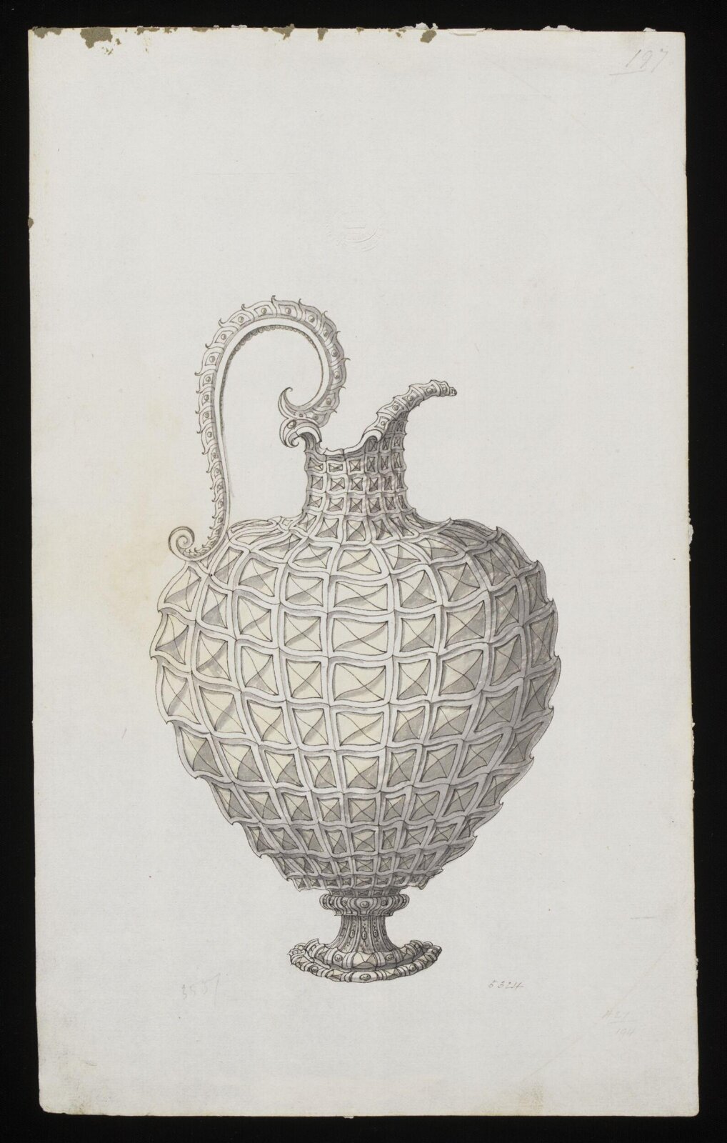 Drawing, Erasmus Hornick, 1582-1583