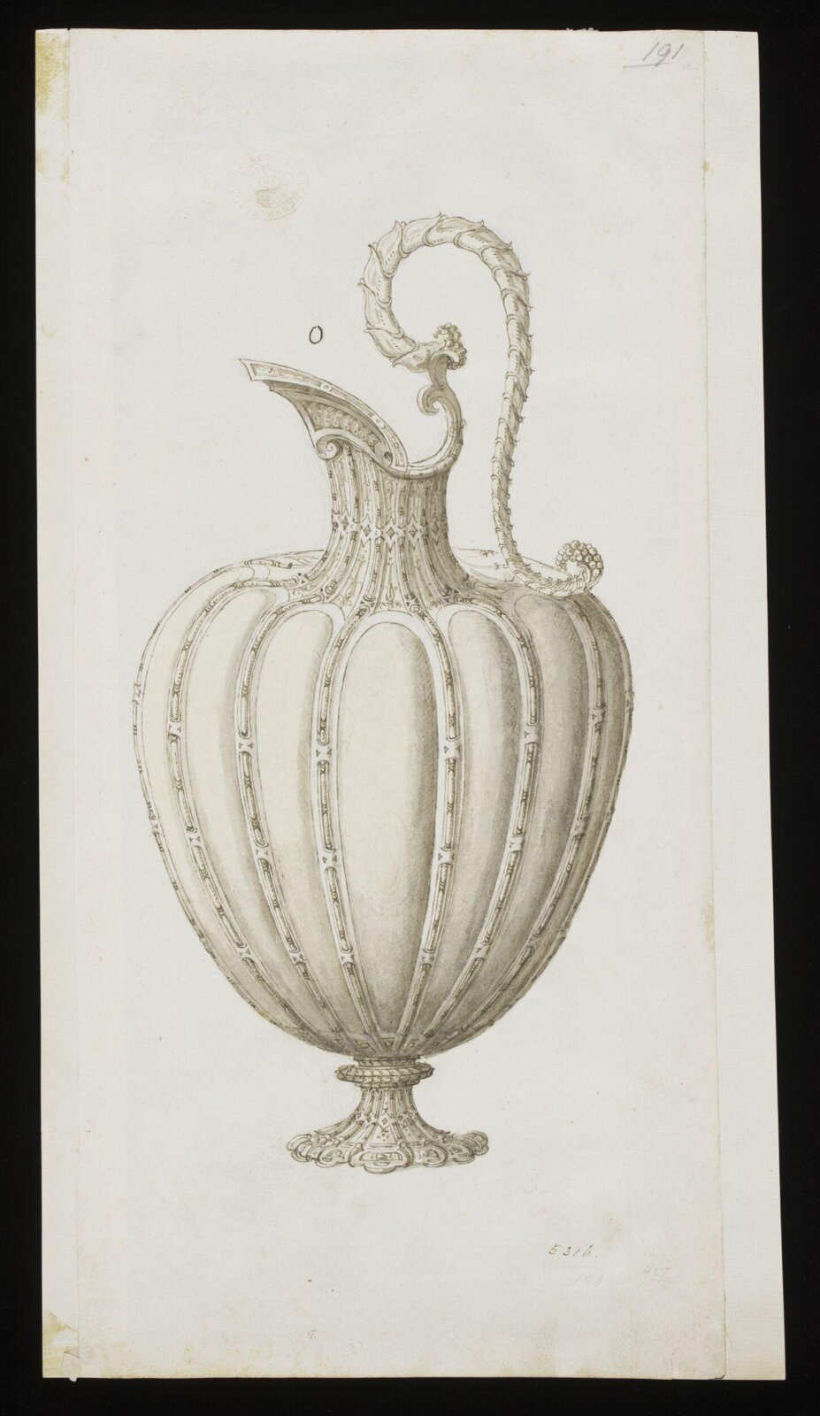 Drawing, Erasmus Hornick, 1582-1583