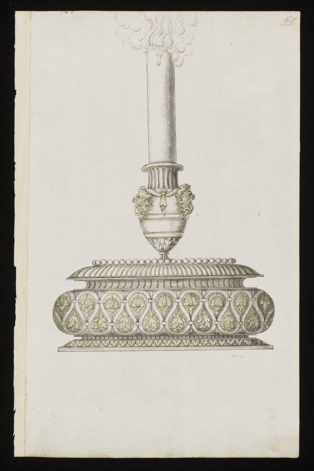 Drawing, Erasmus Hornick, 1582-1583
