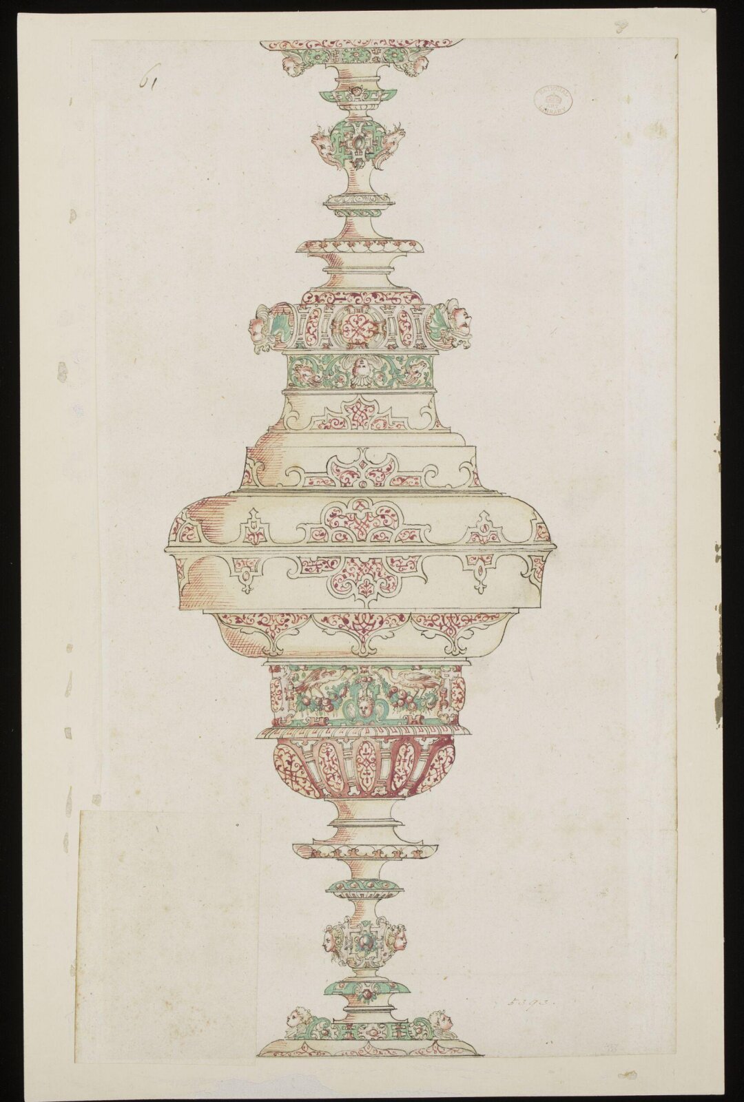 Drawing, Wenzel Jamnitzer, 1550-75