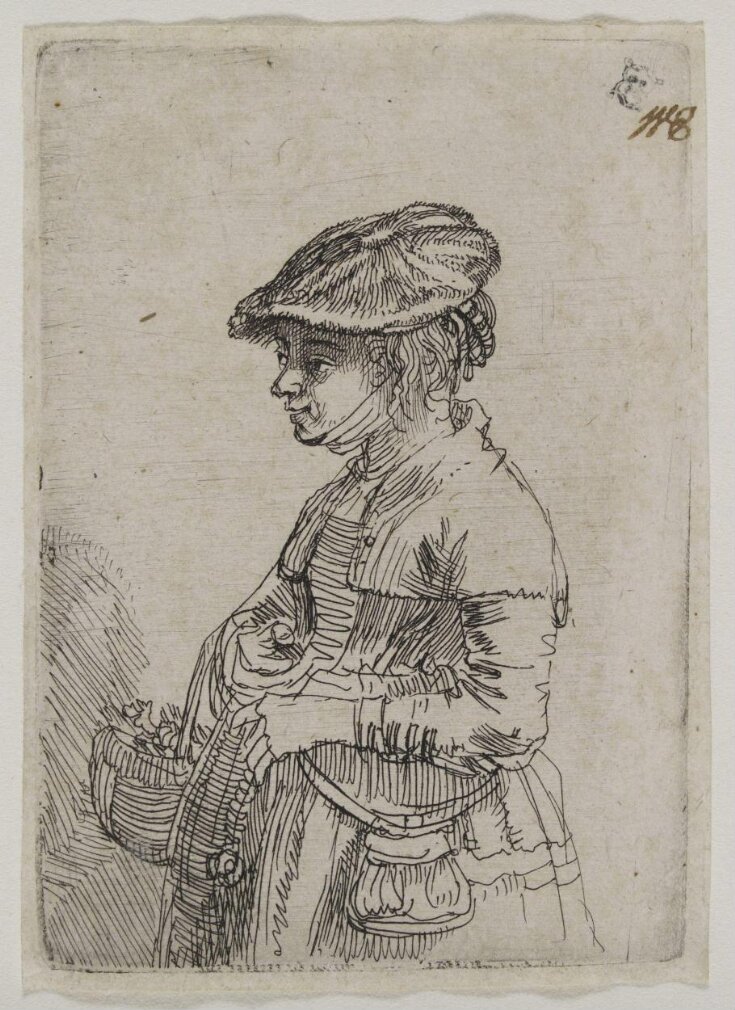 Girl with a basket top image