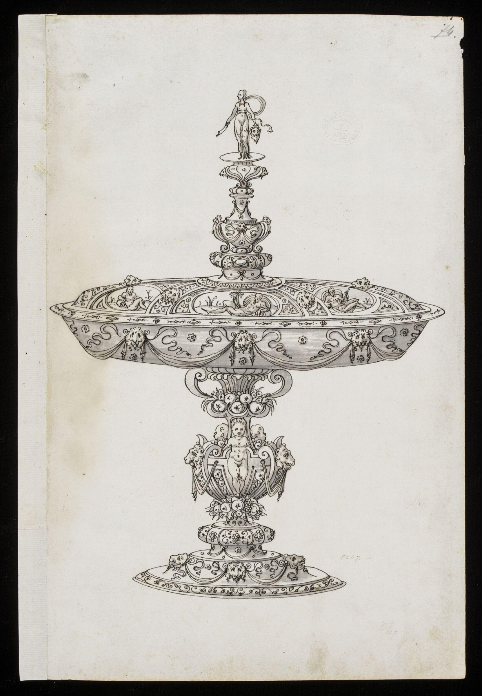Drawing, Erasmus Hornick, c. 1550