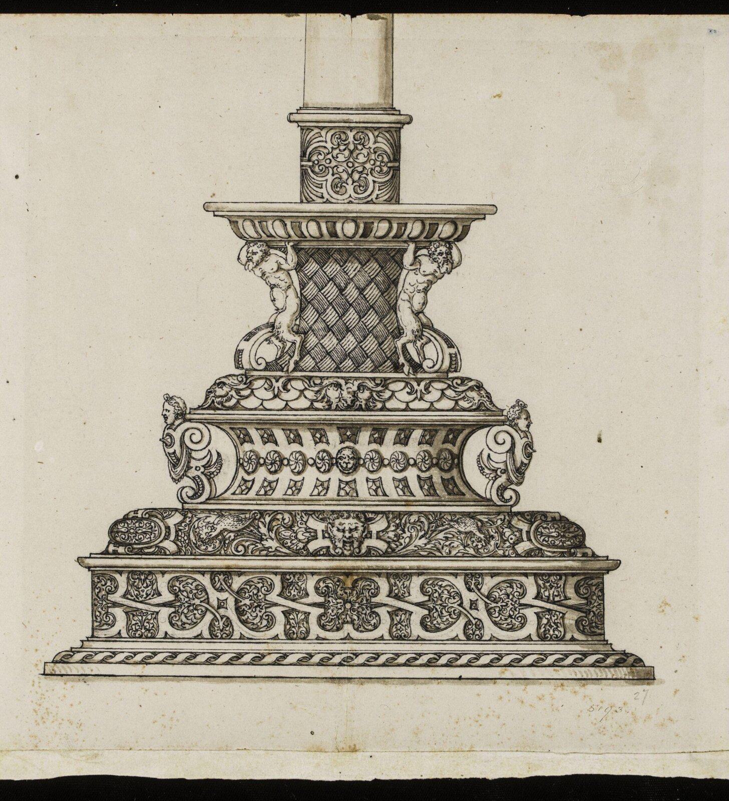 Drawing, Erasmus Hornick, c.1555-1559