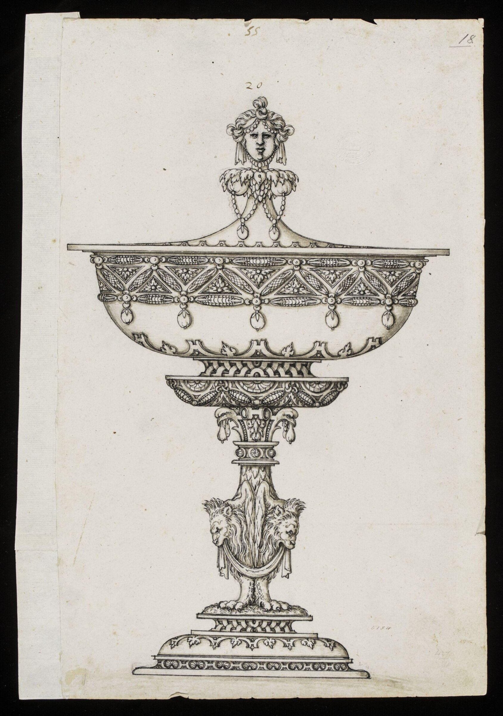 Drawing, Erasmus Hornick, c.1555-1559