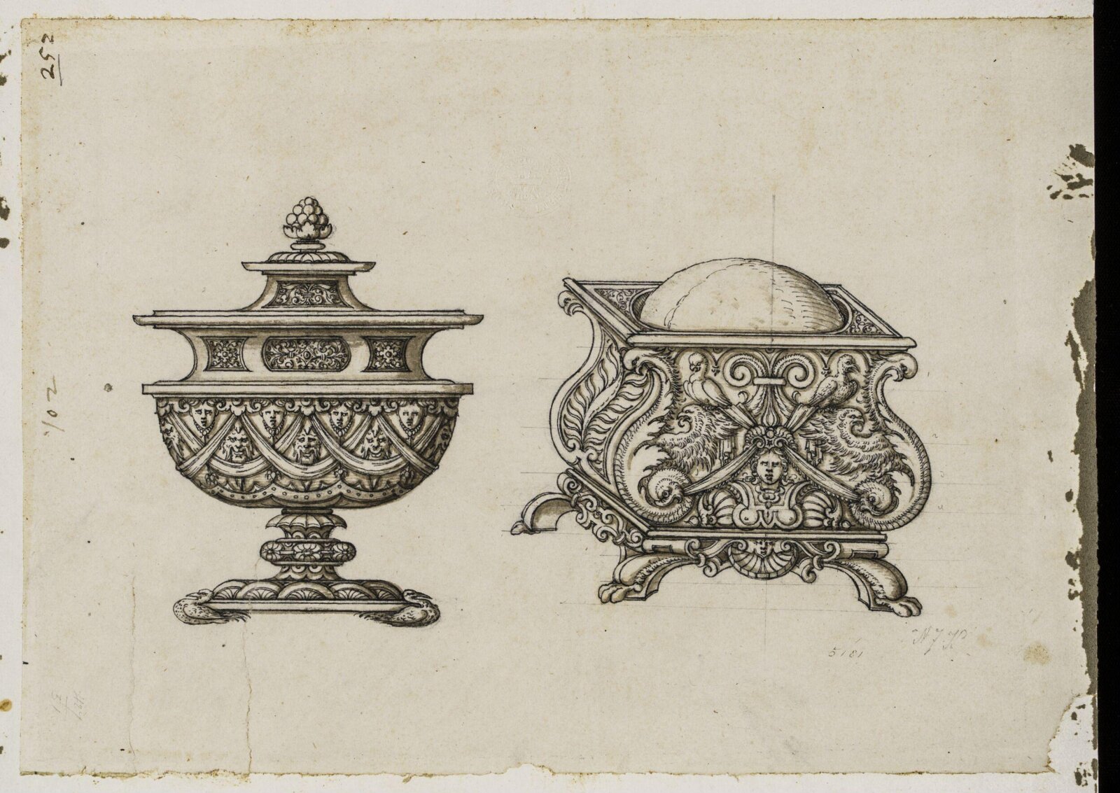 Drawing, Erasmus Hornick, c.1555-1559