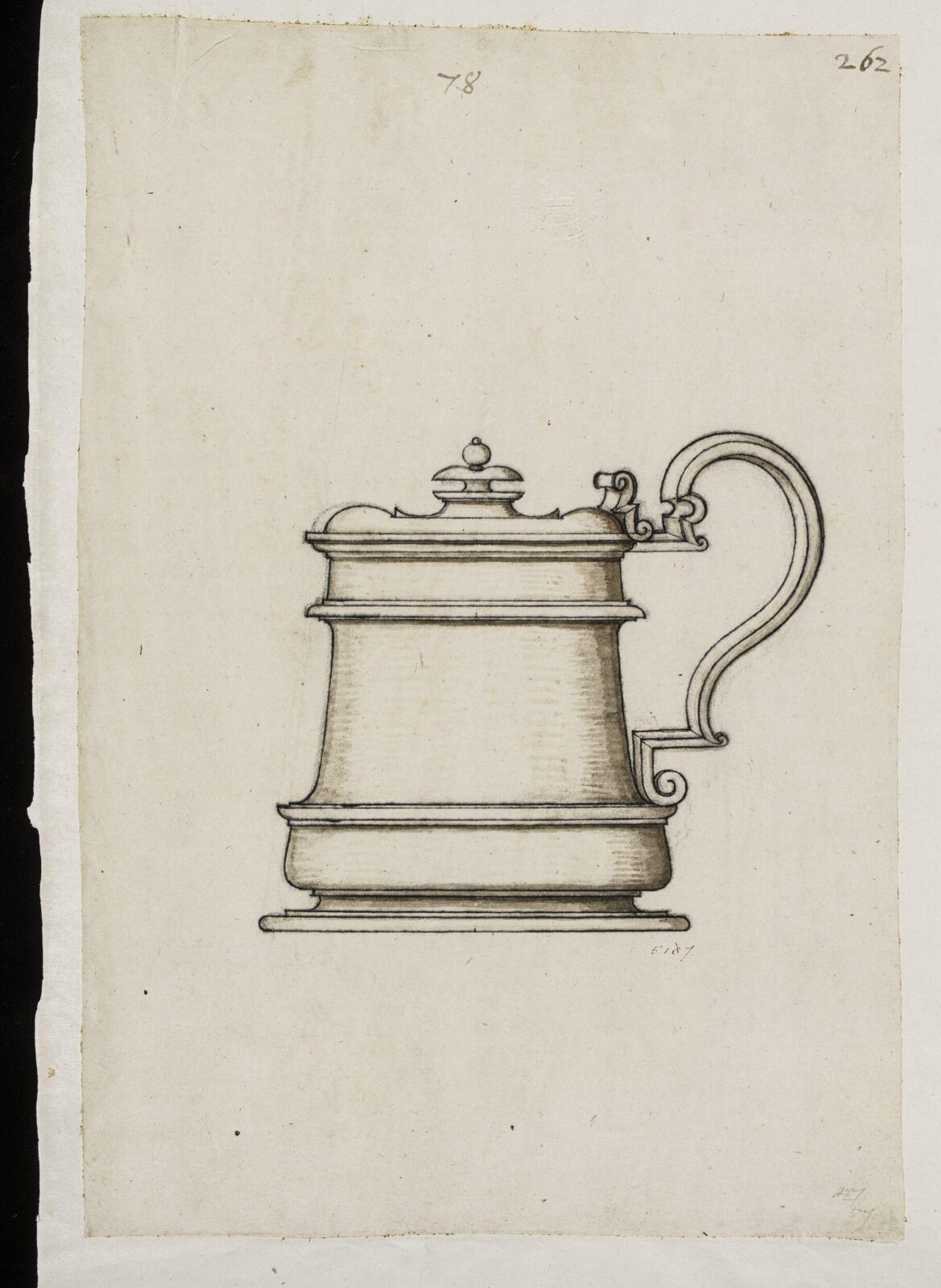 Drawing, Erasmus Hornick, c.1555-1559