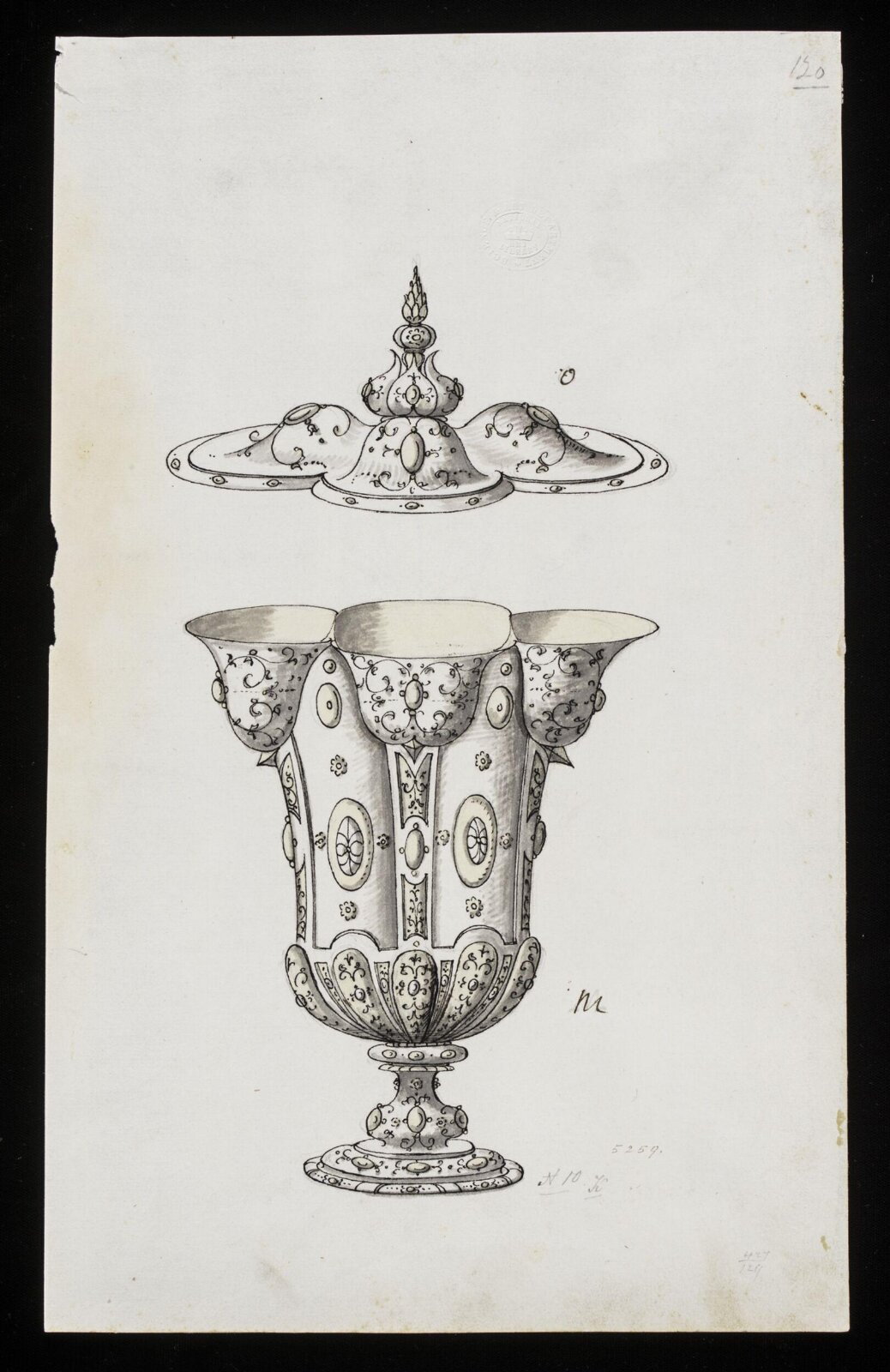 Drawing, Erasmus Hornick, c. 1550