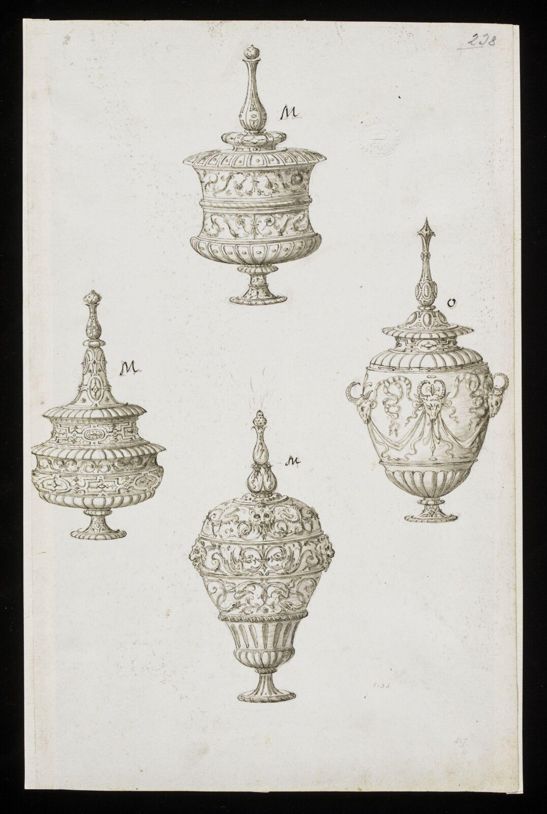 Drawing, Erasmus Hornick, c. 1550