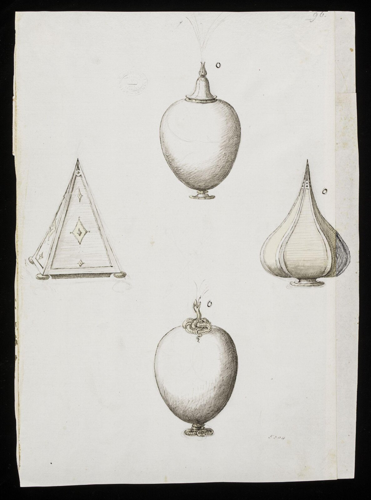 Drawing, Erasmus Hornick, c. 1550