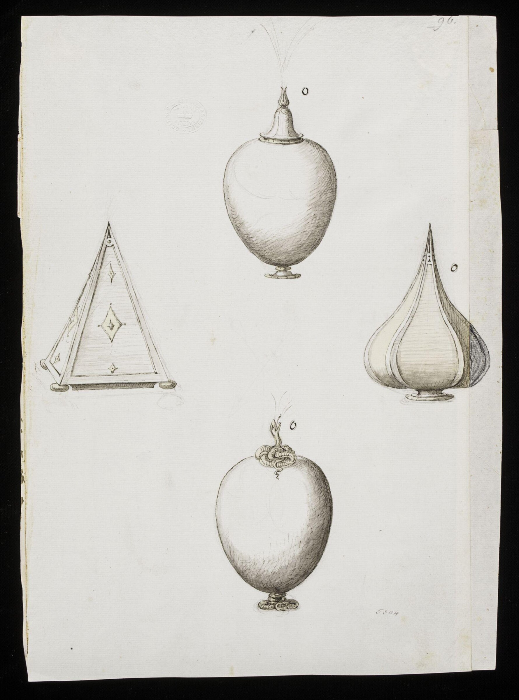 Drawing, Erasmus Hornick, c. 1550