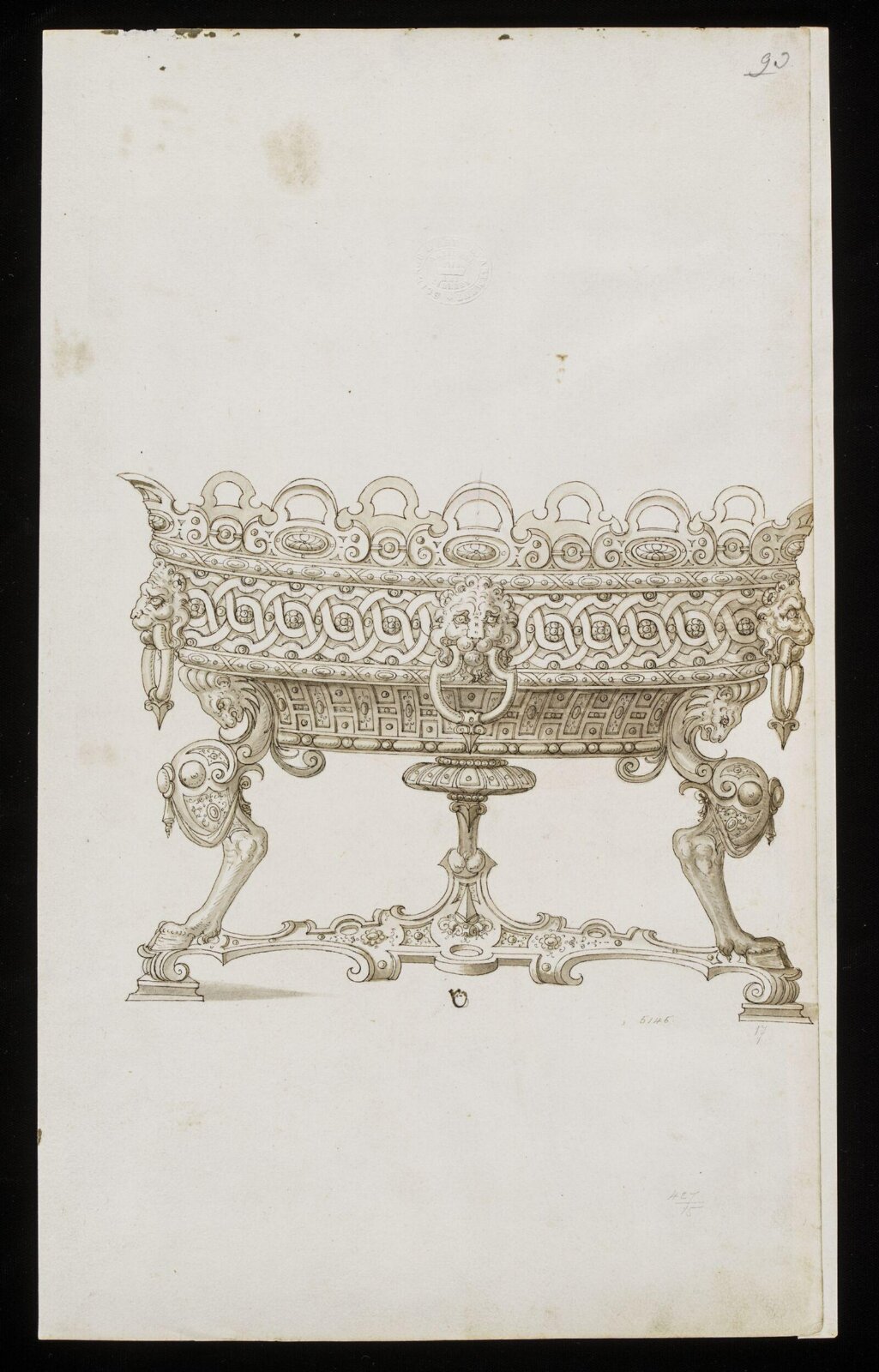 Drawing, Erasmus Hornick, c. 1550