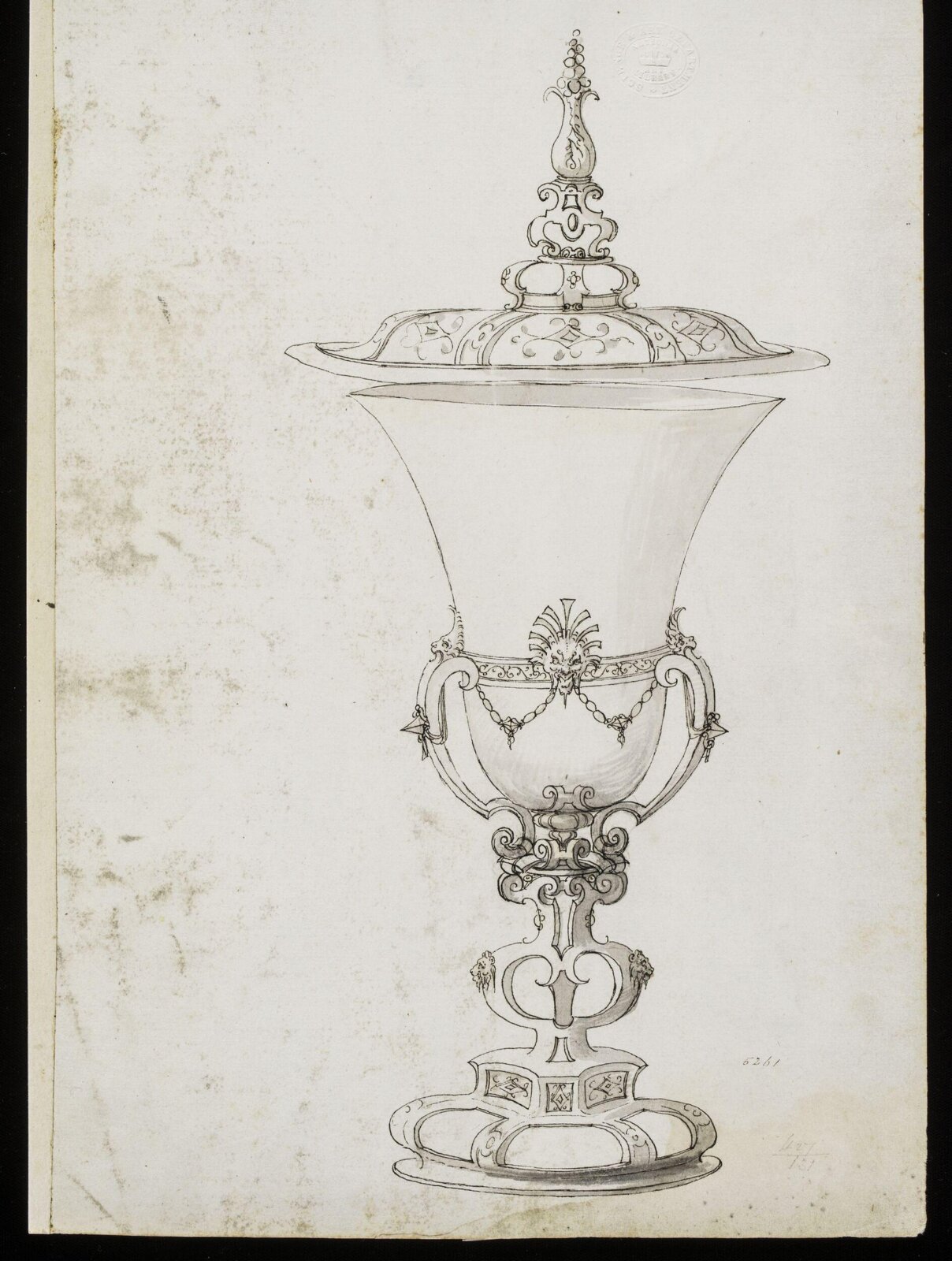 Drawing, Erasmus Hornick, c. 1550