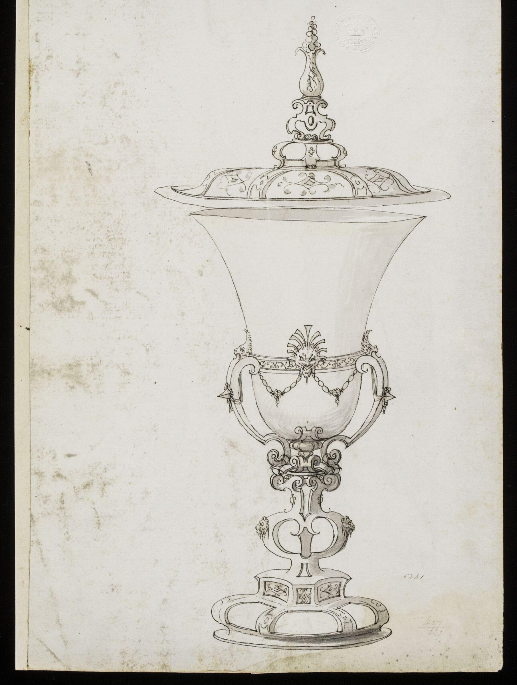 Drawing, Erasmus Hornick, c. 1550