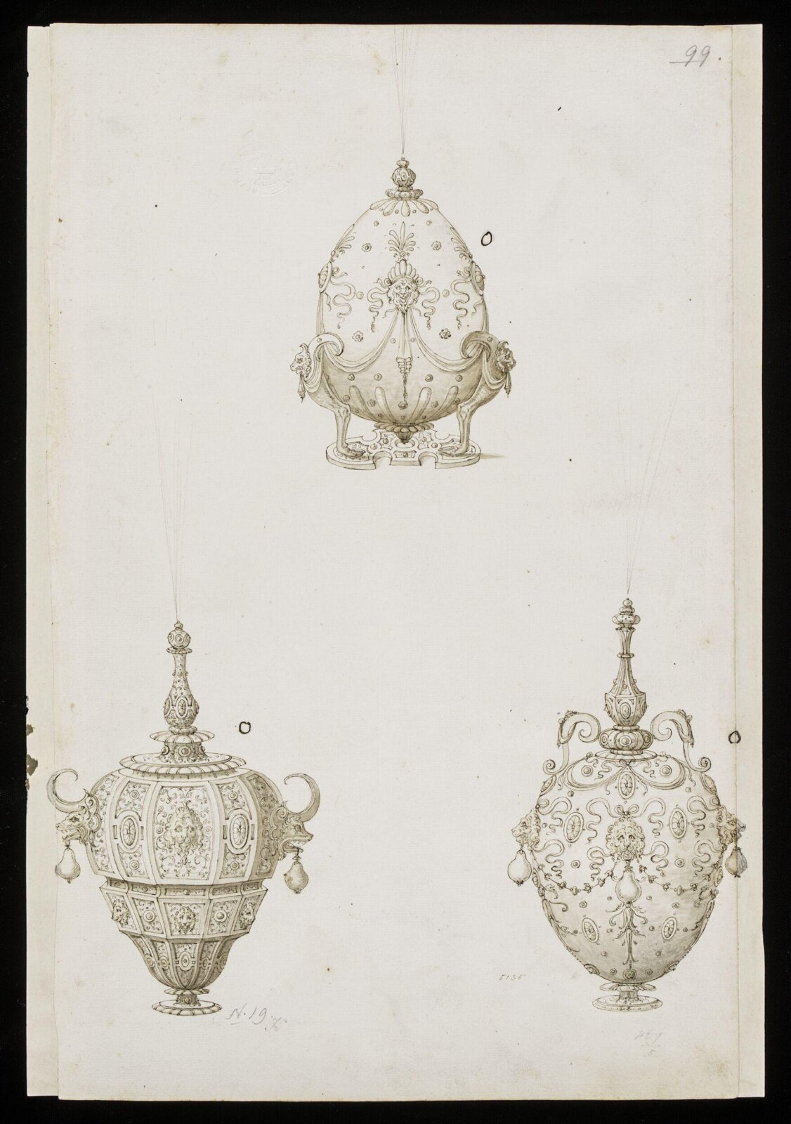 Drawing, Erasmus Hornick, c. 1550