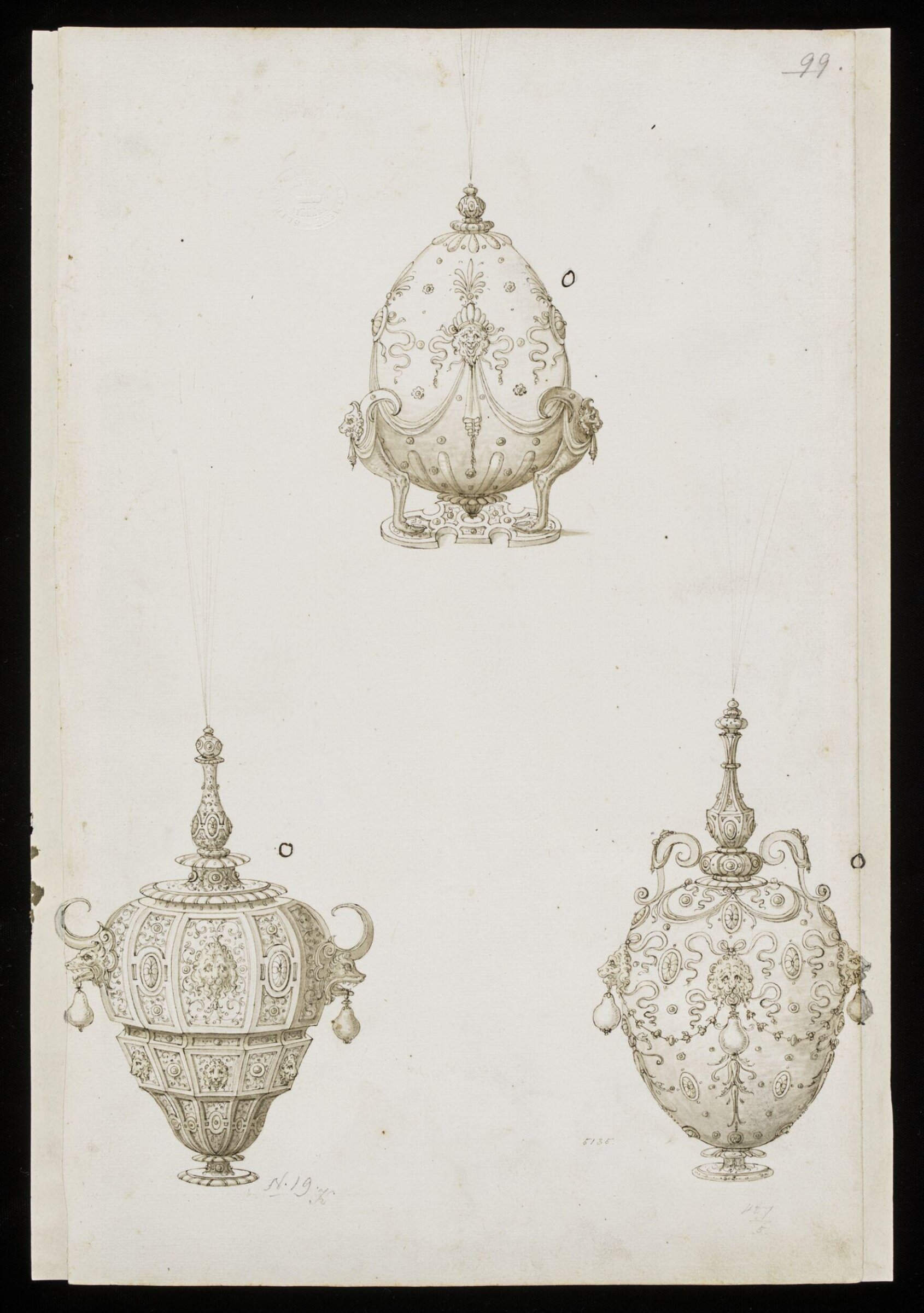 Drawing, Erasmus Hornick, c. 1550