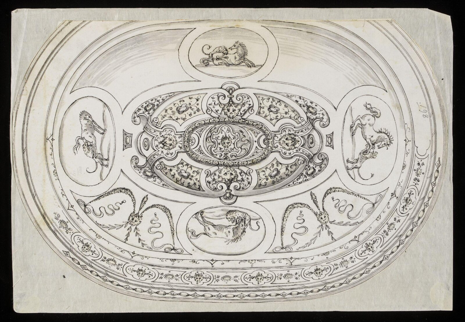 Drawing, Erasmus Hornick, c. 1550