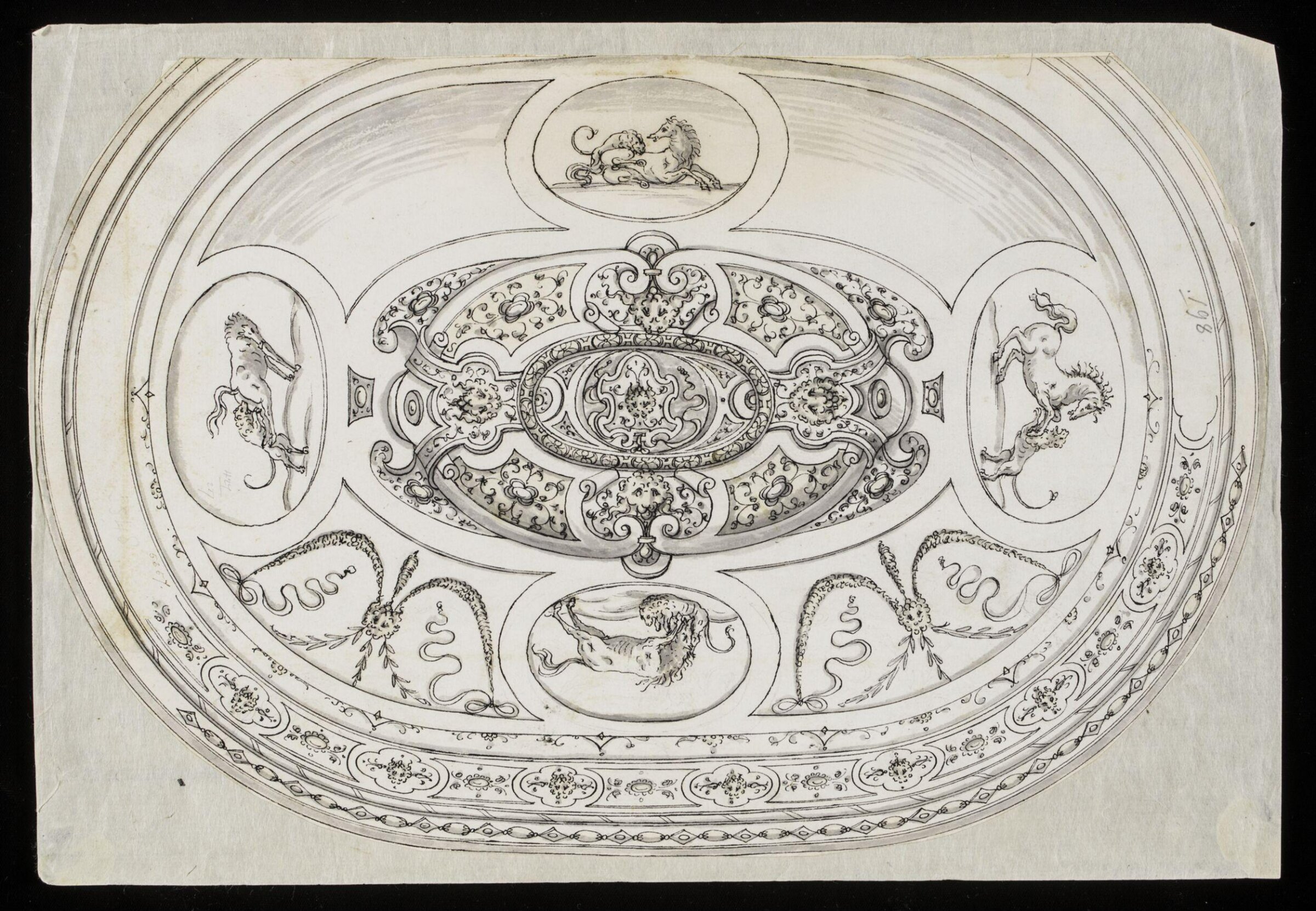Drawing, Erasmus Hornick, c. 1550